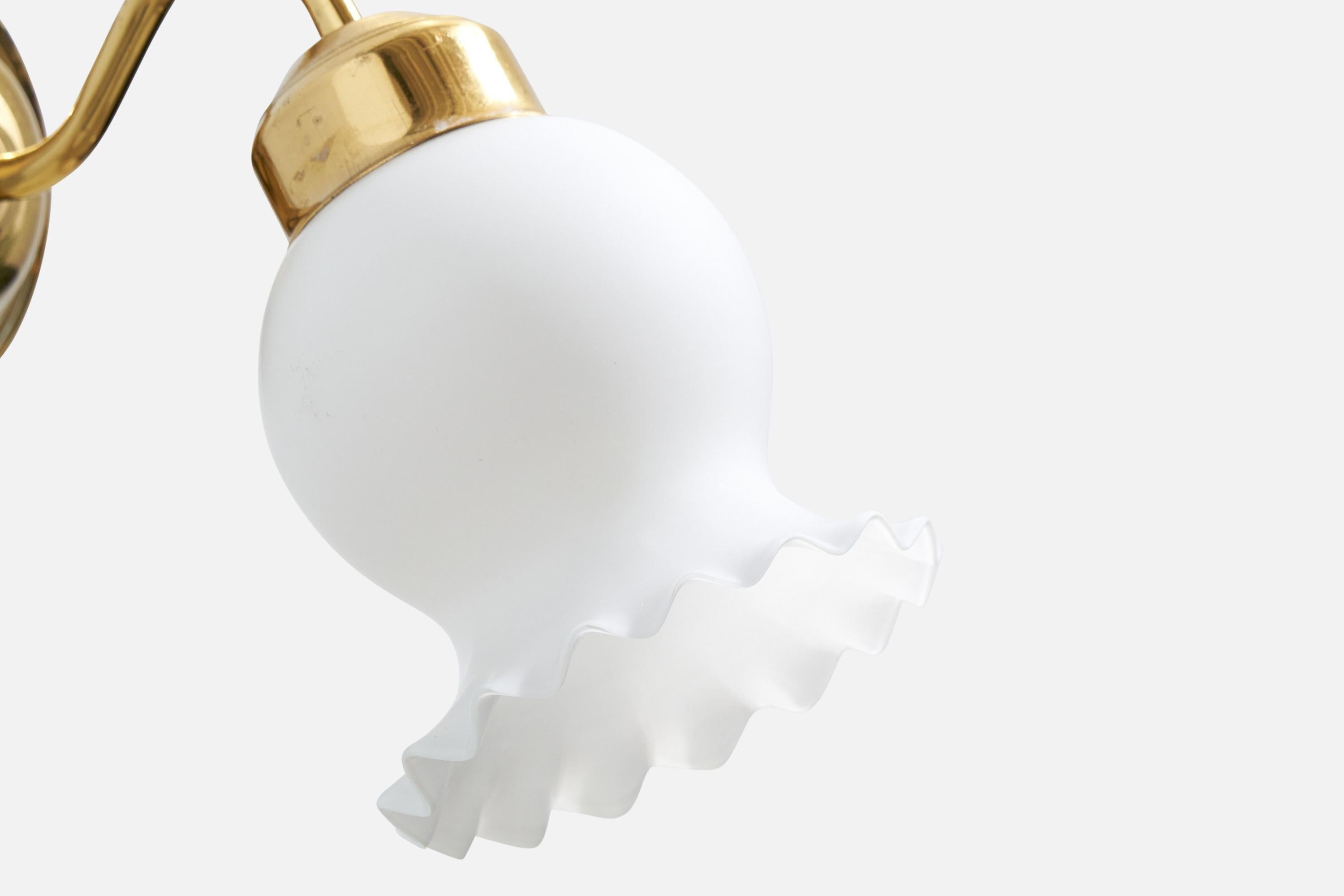 Design/One, Lights, laiton, verre, Suède, années 1960 en vente 2