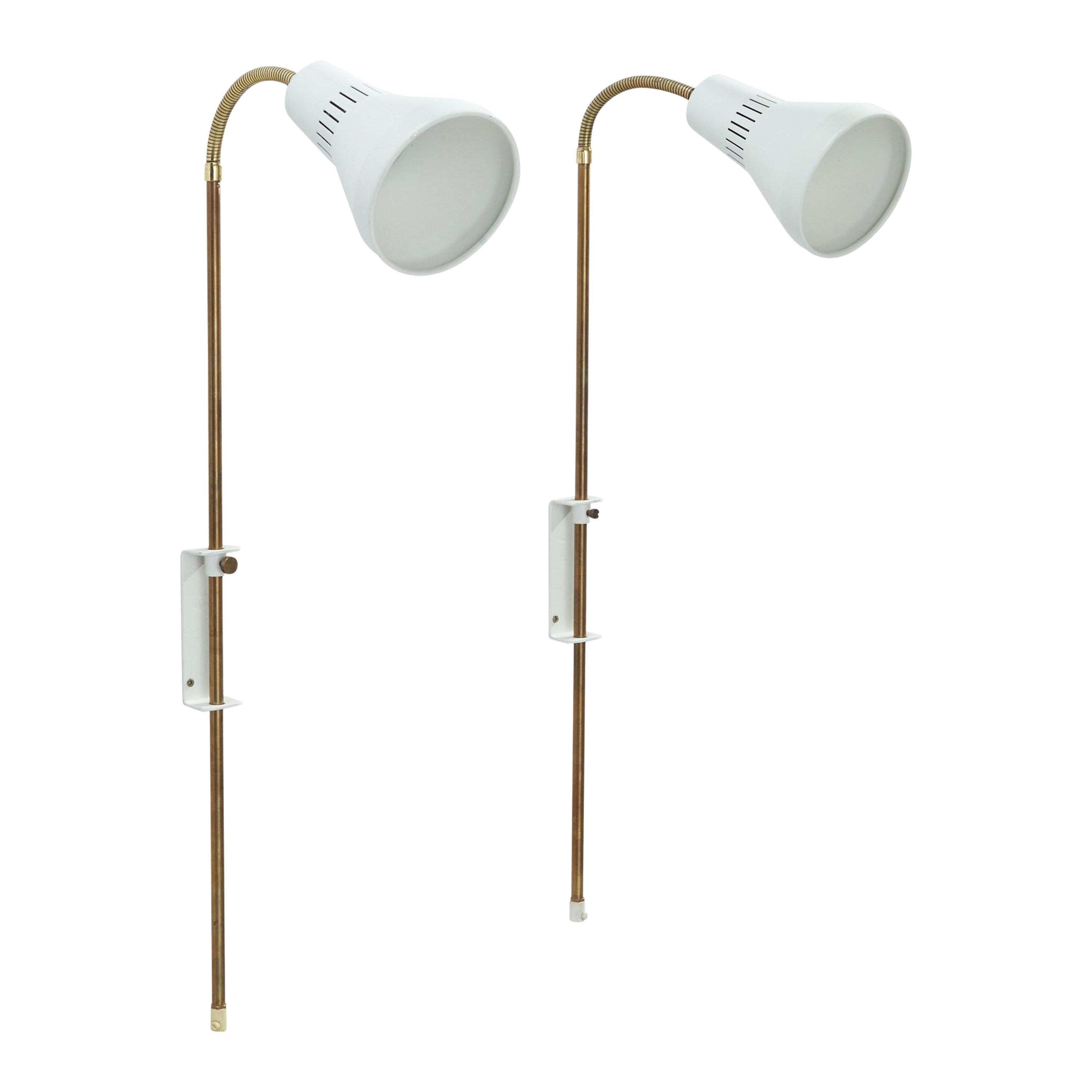 Design/One, Lights, laiton, métal, Suède, années 1950