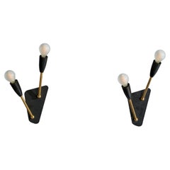 Design/One, Lights, laiton, métal, Suède, années 1950