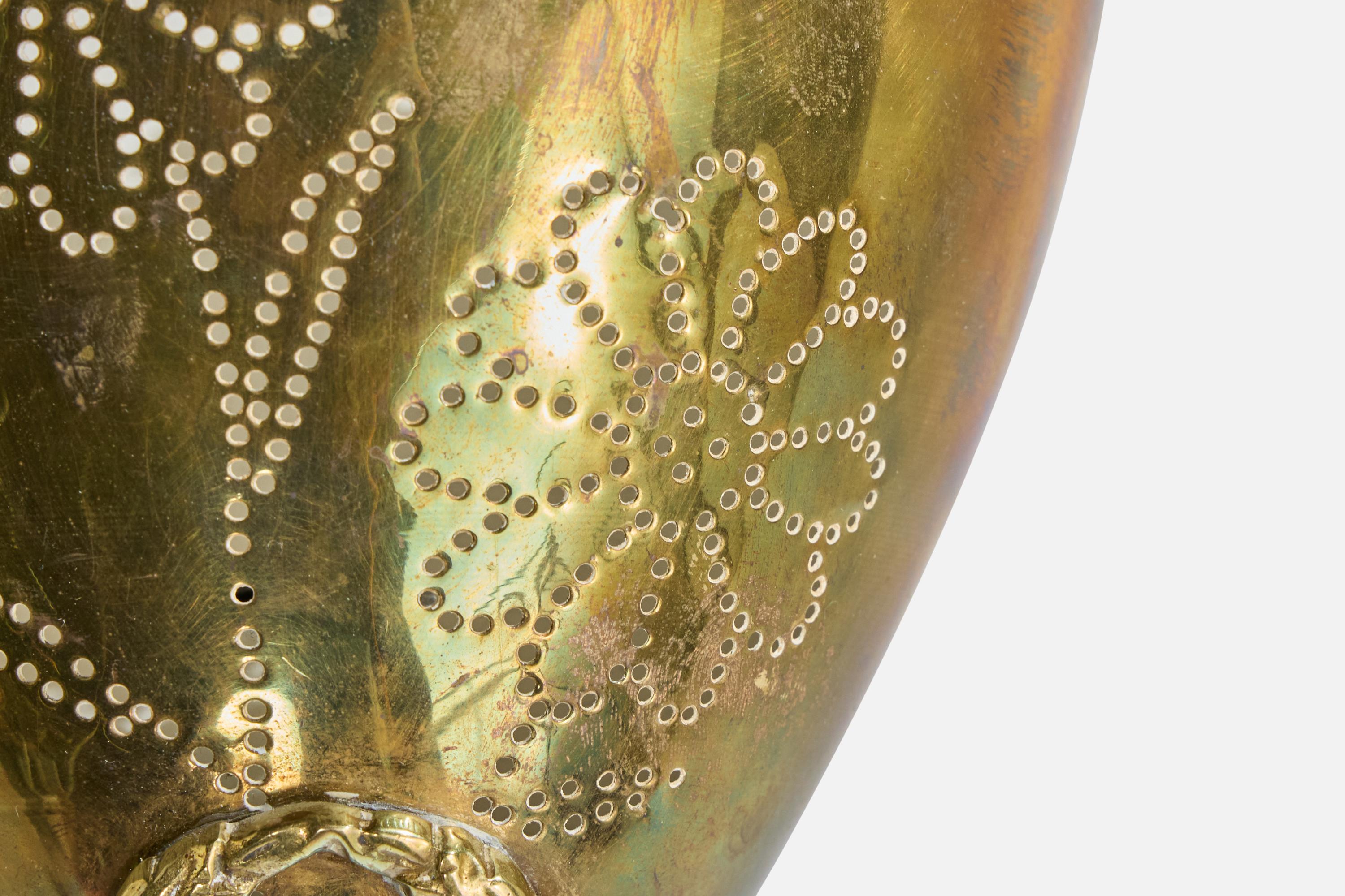 Designer svedese, Luci da parete, Ottone, Svezia, anni '40 in vendita 3