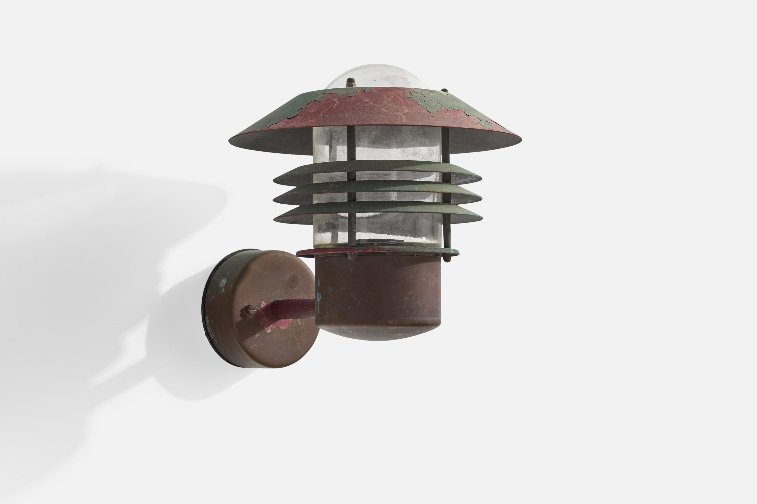 Design/One, Lights, cuivre, verre, Suède, années 1970 Bon état - En vente à High Point, NC