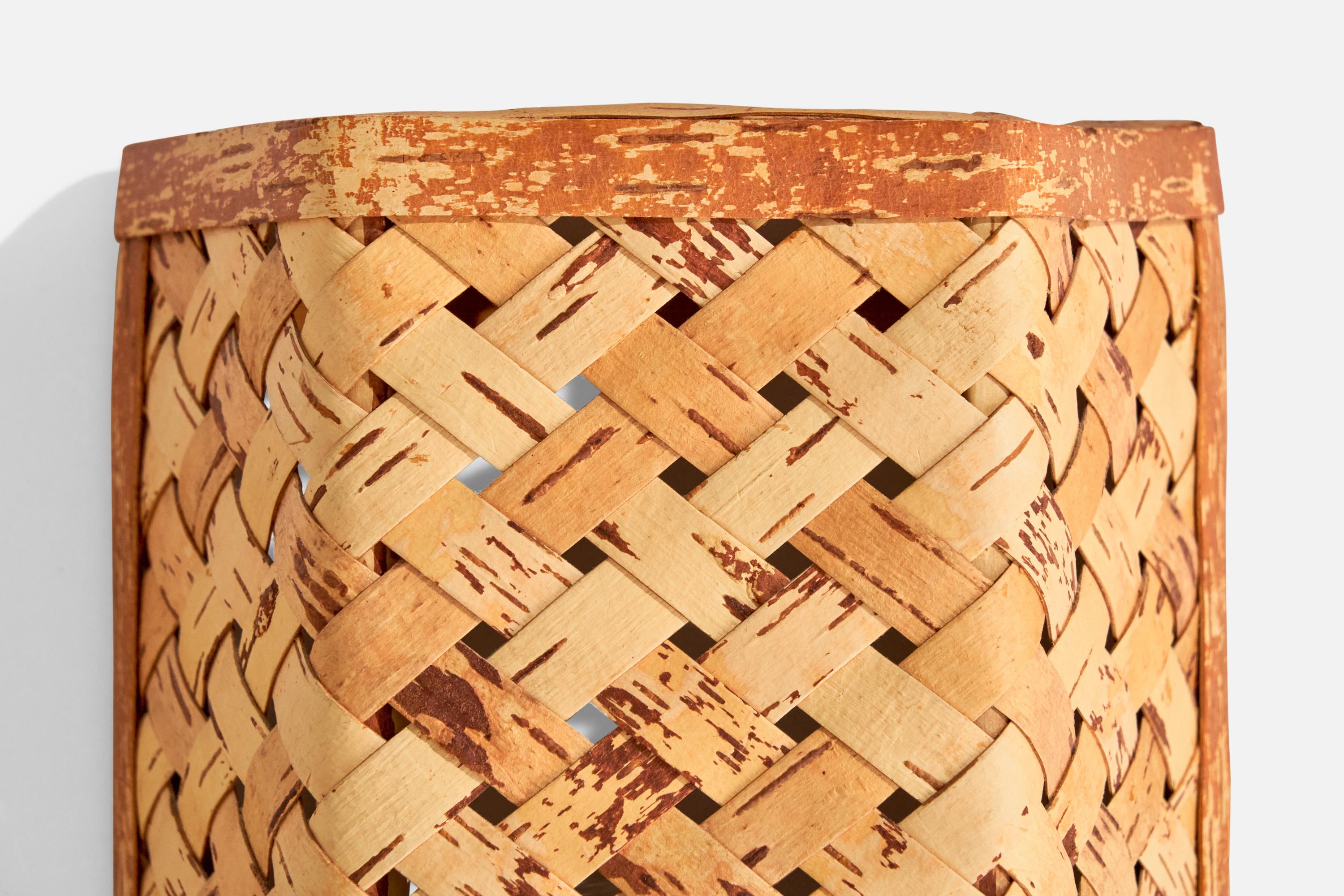 Designer suédois, lampes murales, liège, Suède, années 1970 en vente 1