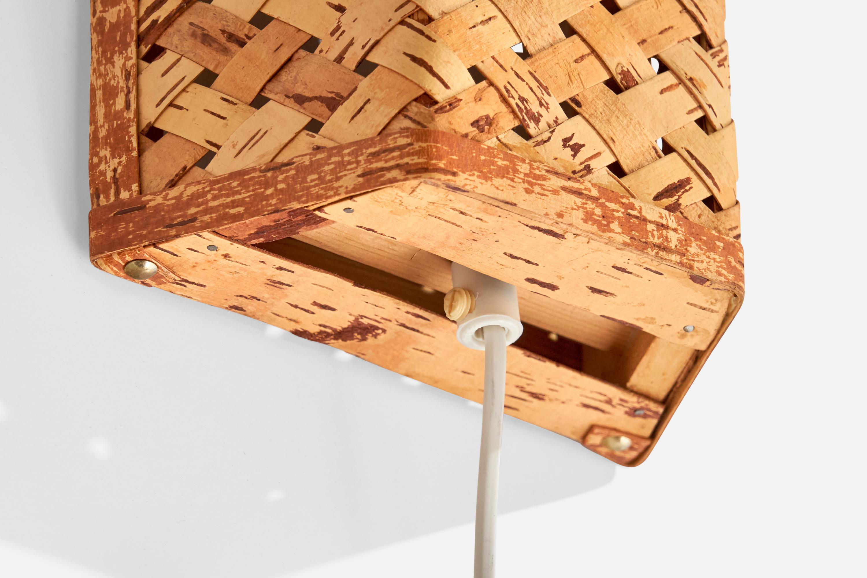 Designer suédois, lampes murales, liège, Suède, années 1970 en vente 3