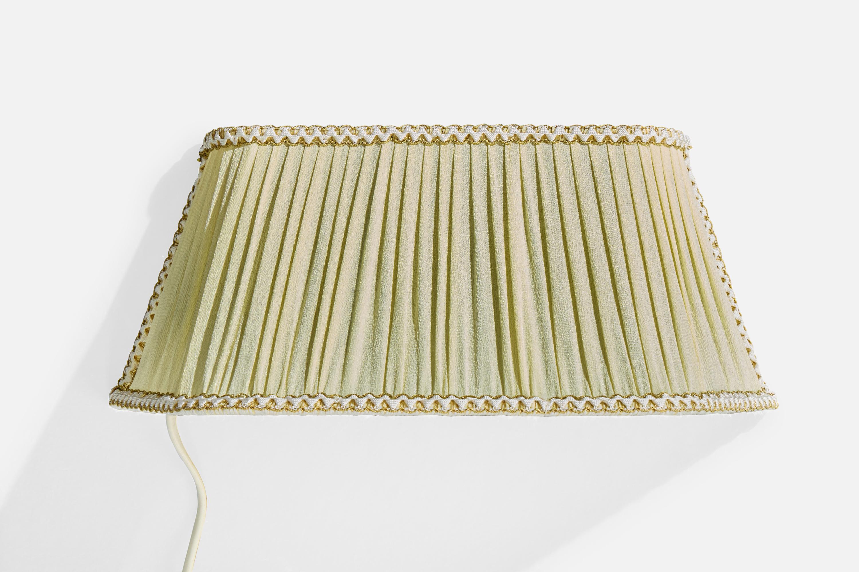 Diseñador sueco, apliques de pared, tela, Suecia, década de 1950 en Bueno estado para la venta en High Point, NC