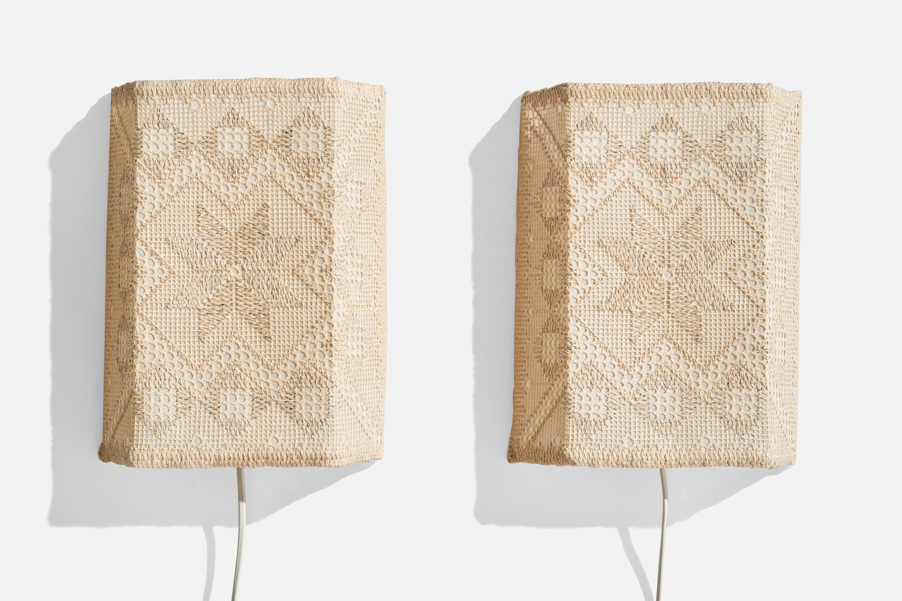 Suédois Designer suédois, Design-Light, tissu, Suède, années 1960 en vente
