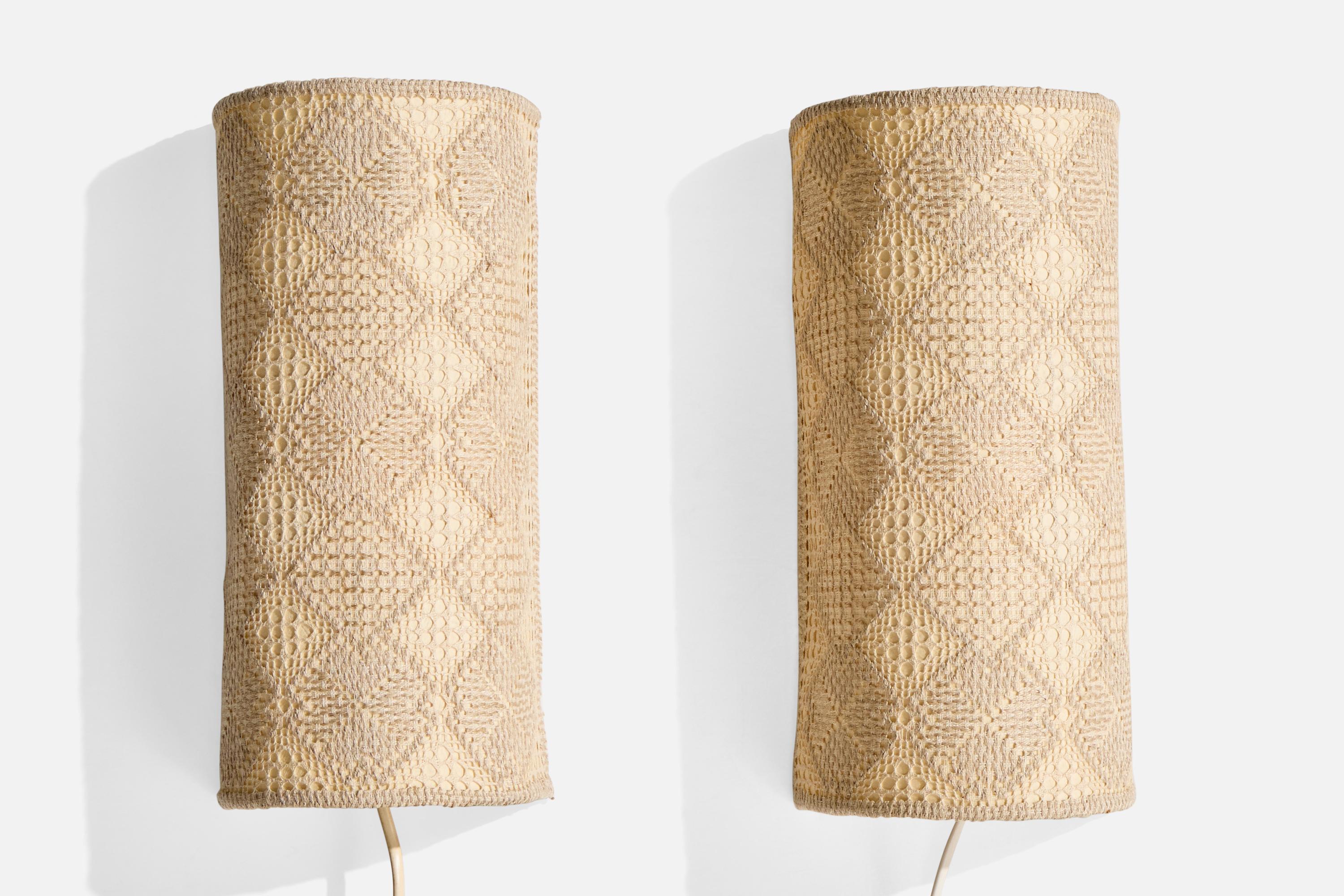 Mid-Century Modern Designer suédois, Design-Light, tissu, Suède, années 1960 en vente