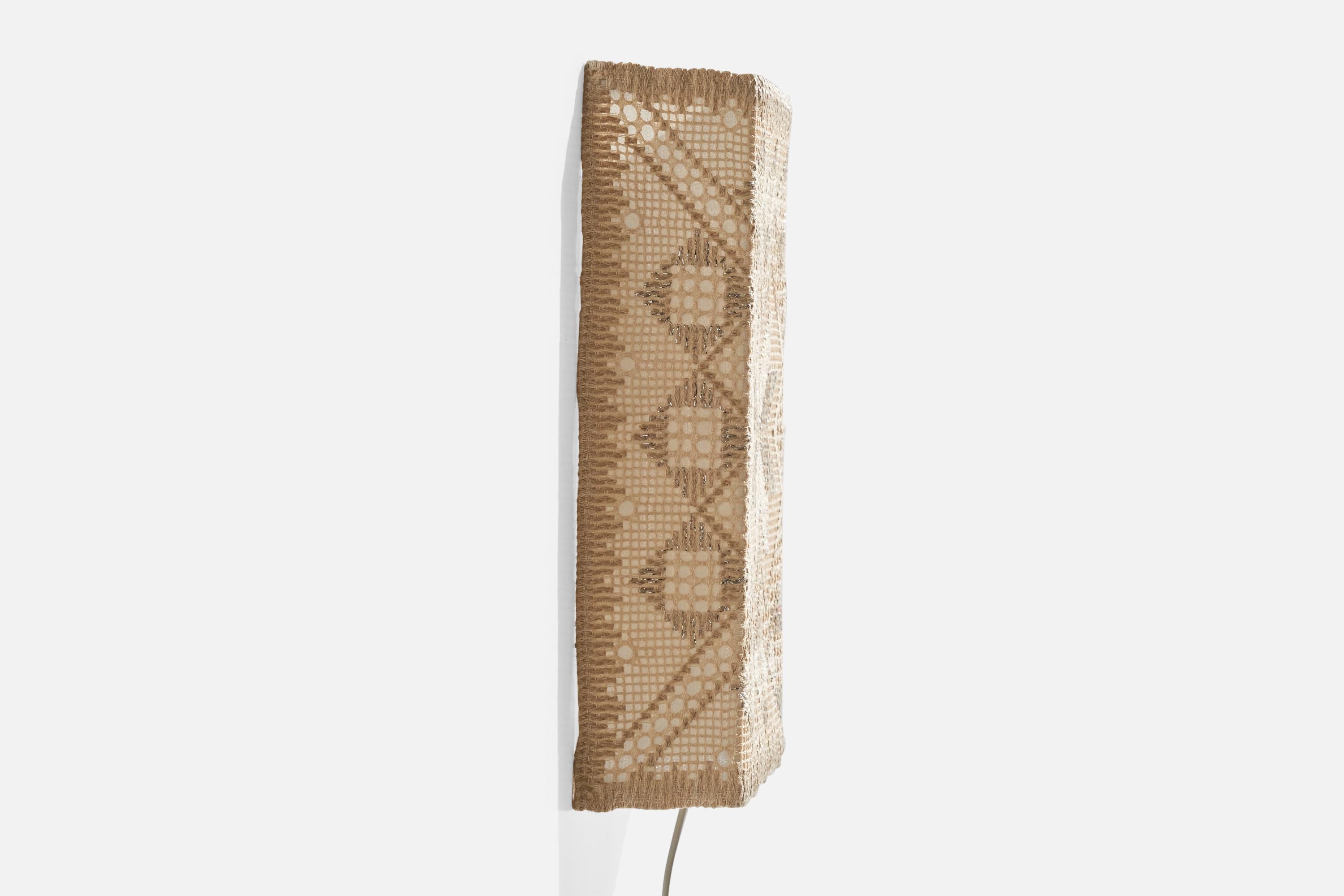 Milieu du XXe siècle Designer suédois, Design-Light, tissu, Suède, années 1960 en vente
