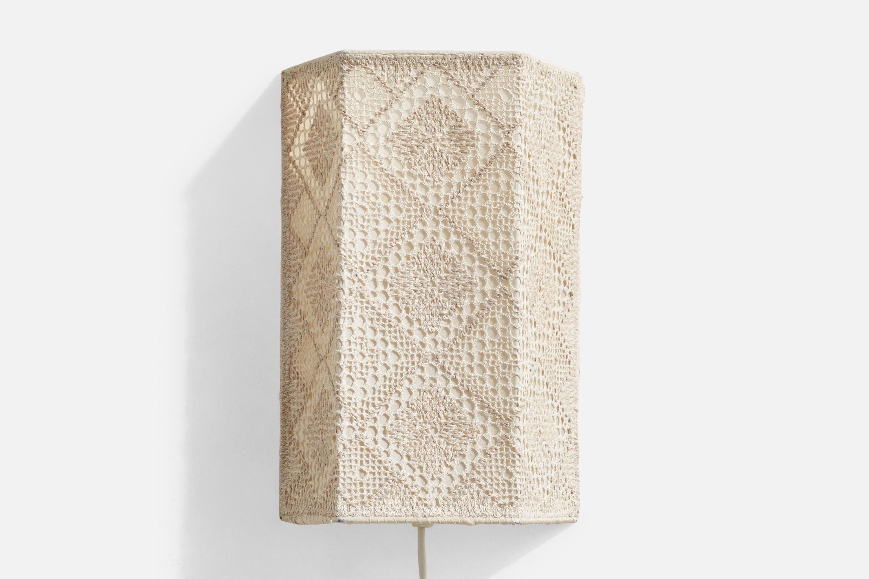 Milieu du XXe siècle Designer suédois, Design-Light, tissu, Suède, années 1960 en vente