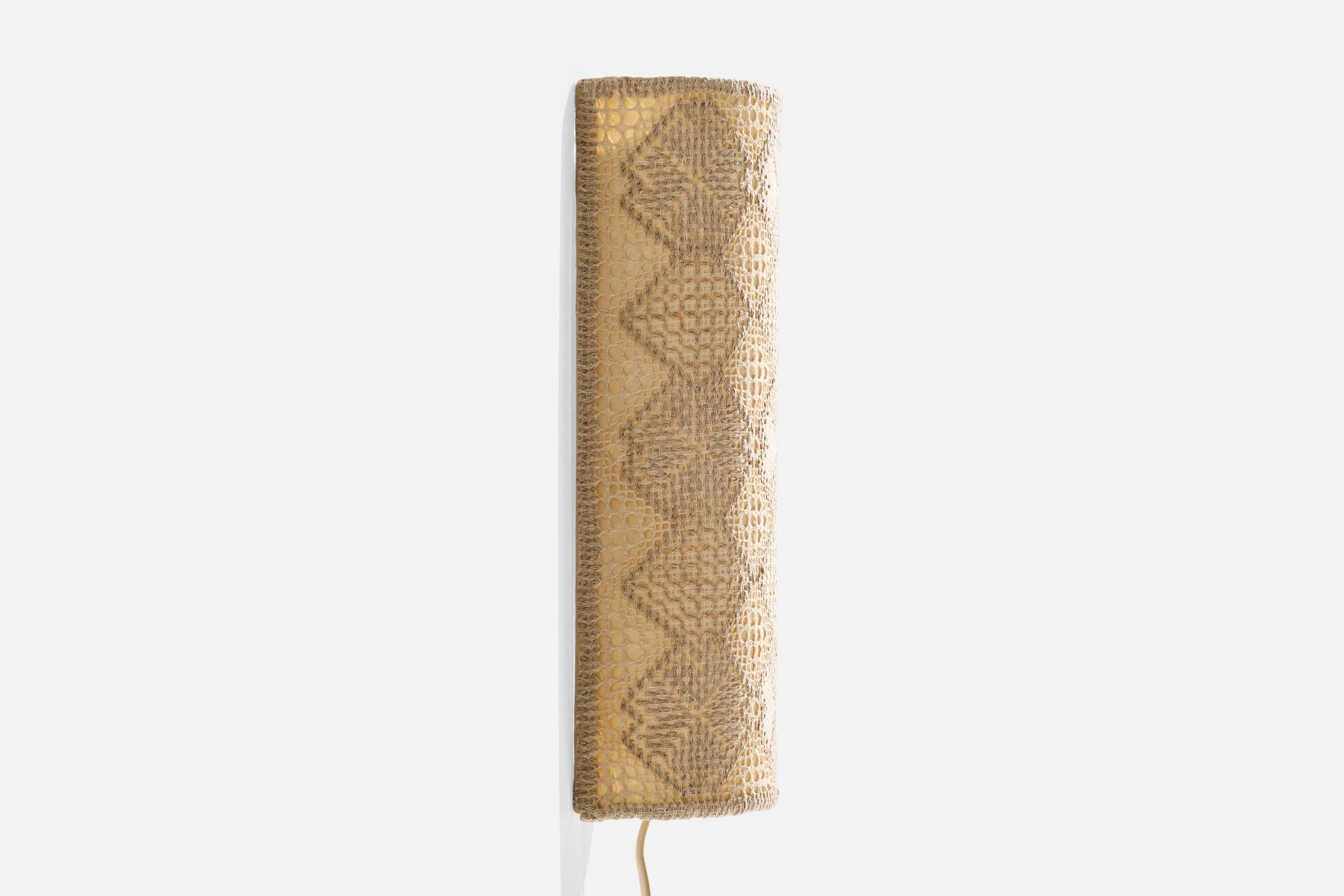 Milieu du XXe siècle Designer suédois, Design-Light, tissu, Suède, années 1960 en vente