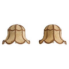 Vintage Swedish Designer, Wall Lights, Fabric, Sweden, 1960s