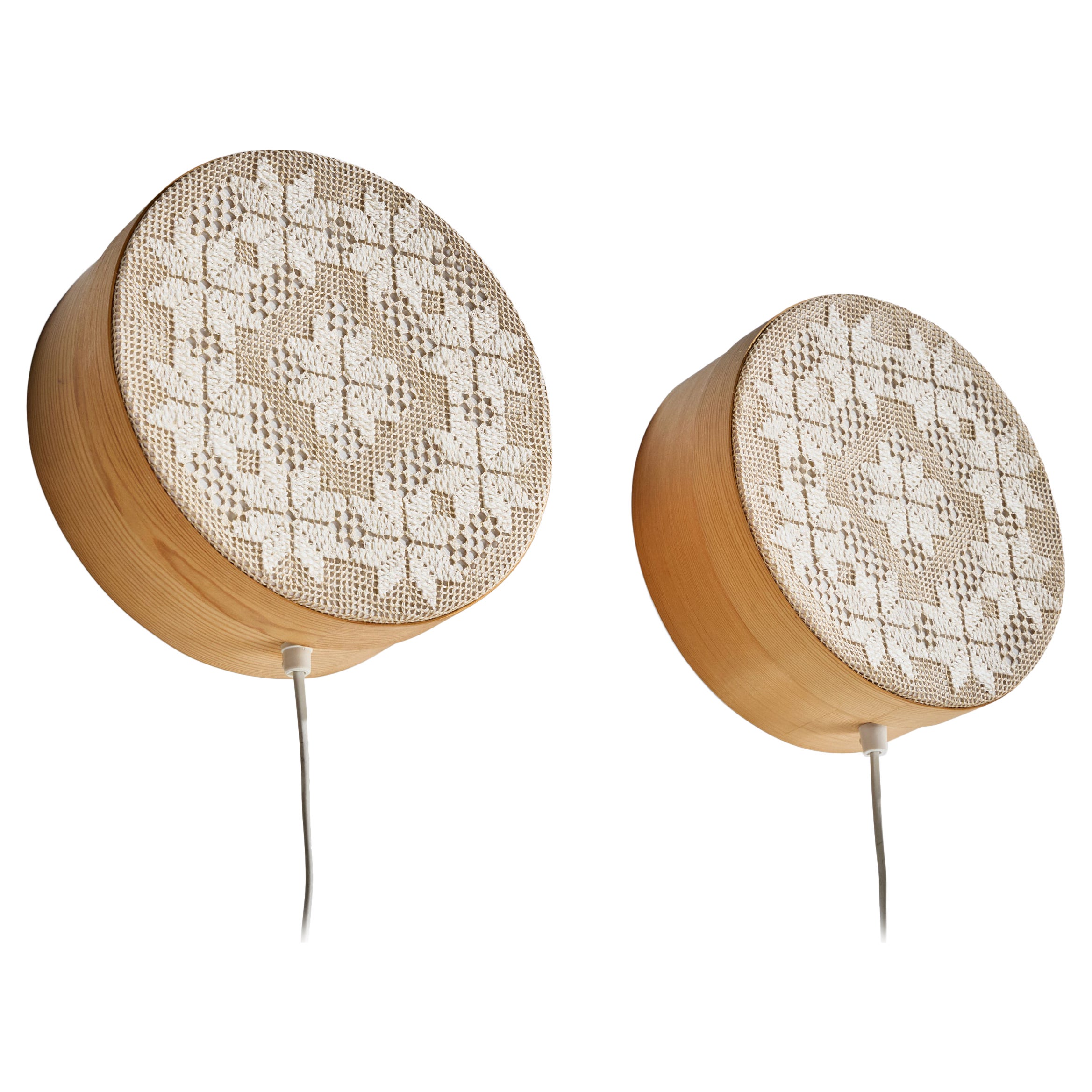 Designer suédois, Lights, Pin, Tissu, Suède, 1960 en vente