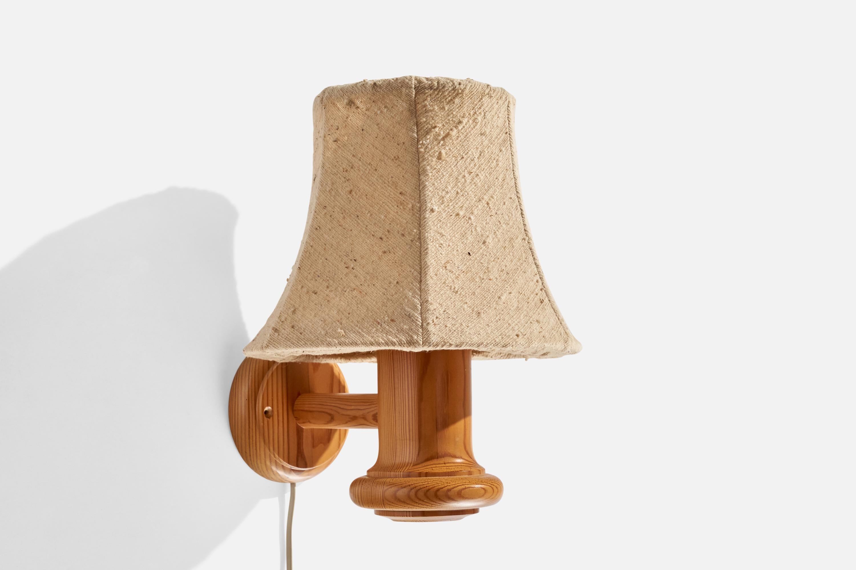 Designer suédois, Lights, Pin, Tissu, Suède, 1970 Bon état - En vente à High Point, NC