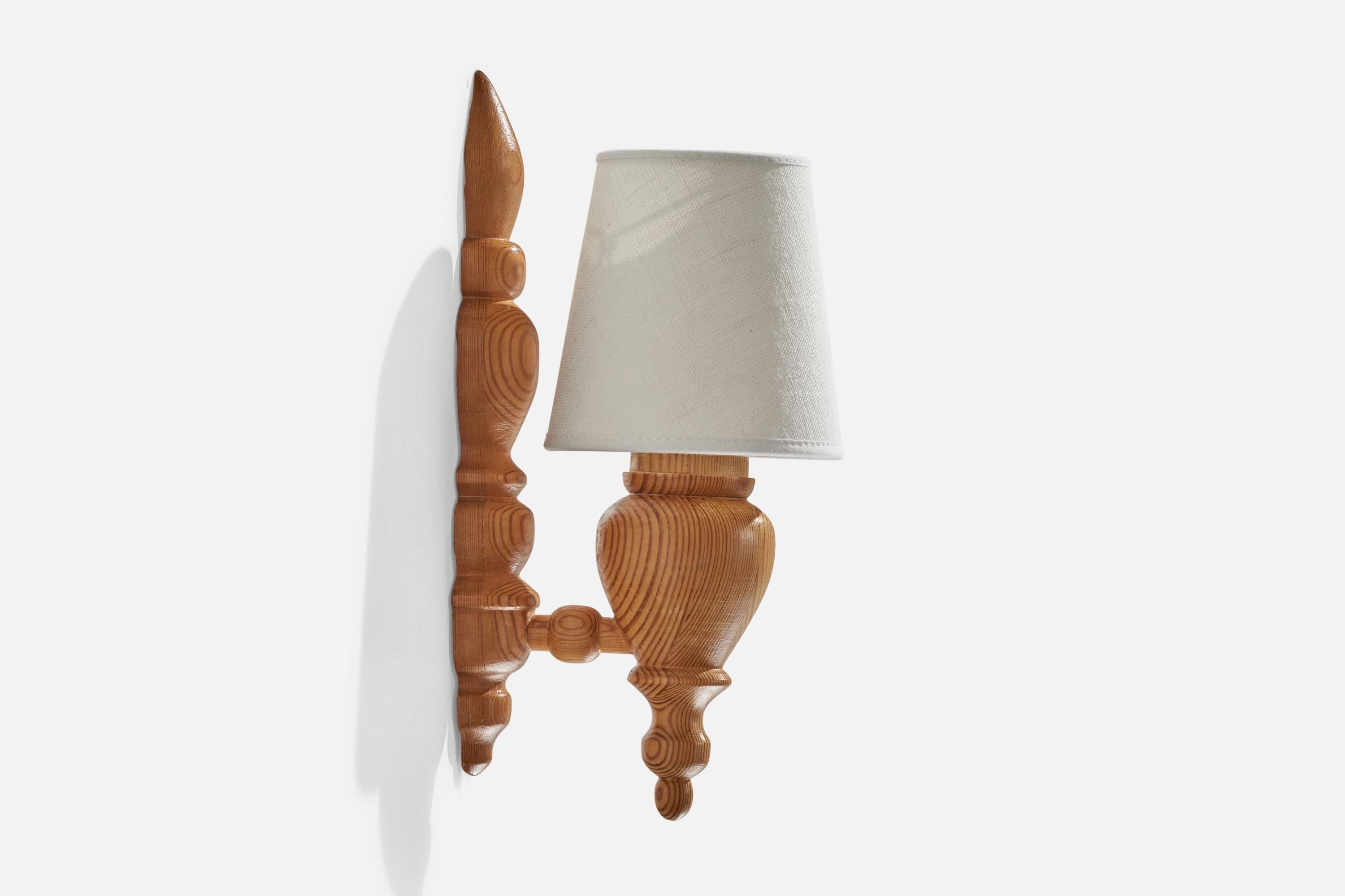 Designer suédois, Lights, Pin, Tissu, Suède, 1970 Bon état - En vente à High Point, NC
