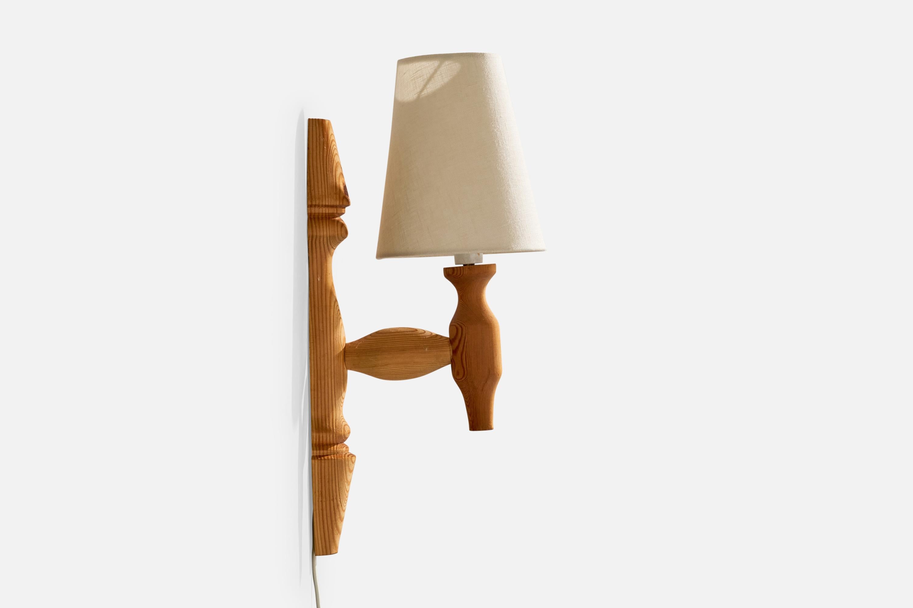 Designer suédois, Lights, Pin, Tissu, Suède, 1970 Bon état - En vente à High Point, NC