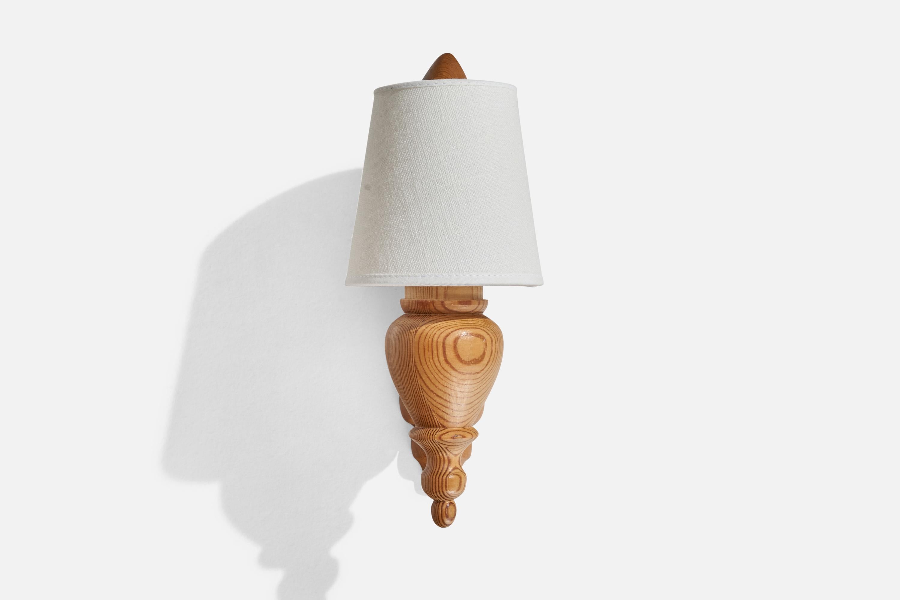 Fin du 20e siècle Designer suédois, Lights, Pin, Tissu, Suède, 1970 en vente