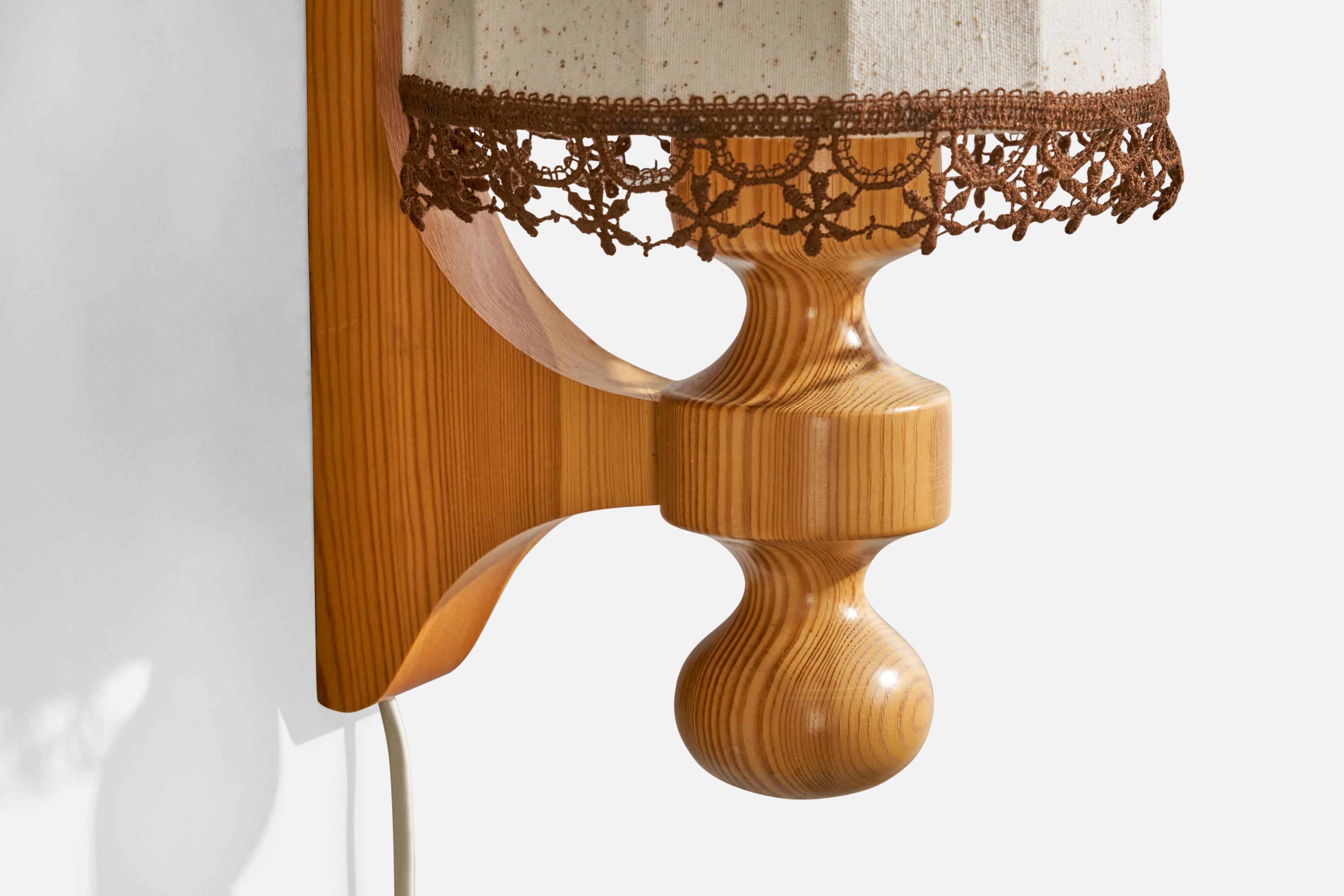 Designer suédois, Lights, Pin, Tissu, Suède, 1970 en vente 1
