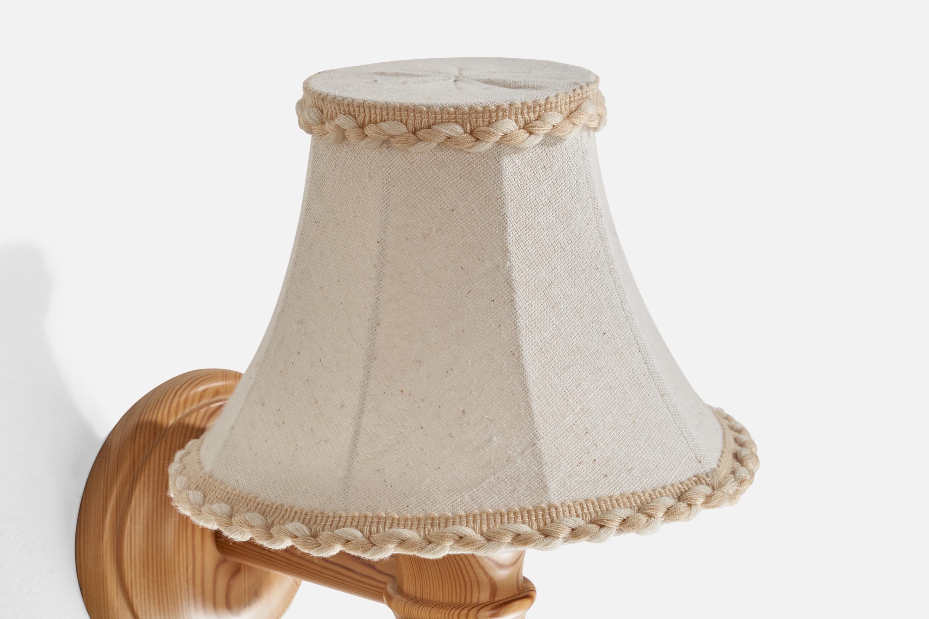 Designer suédois, Lights, Pin, Tissu, Suède, 1970 en vente 2