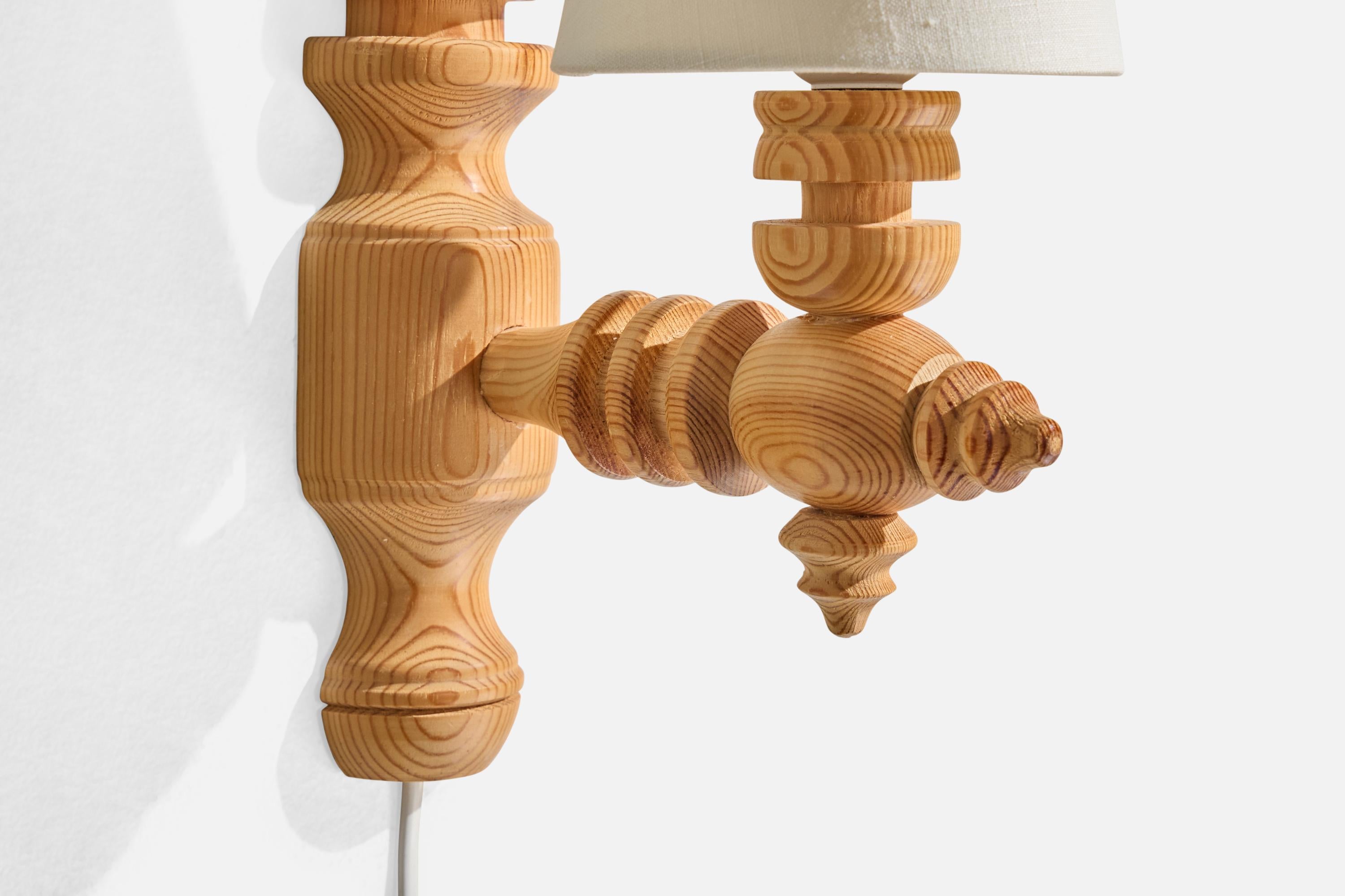 Designer suédois, Lights, Pin, Tissu, Suède, 1970 en vente 1