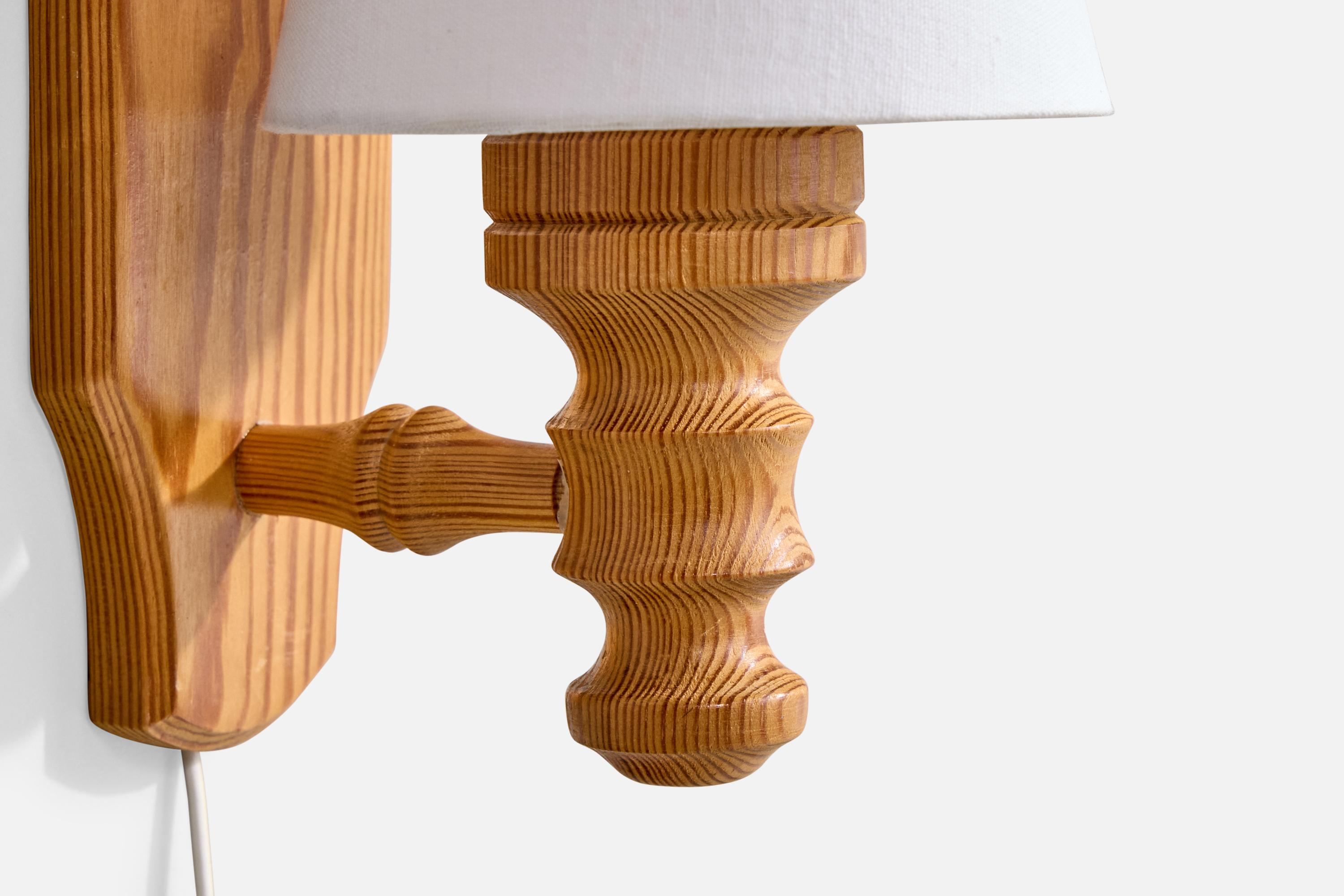 Designer suédois, Lights, Pin, Tissu, Suède, 1970 en vente 2