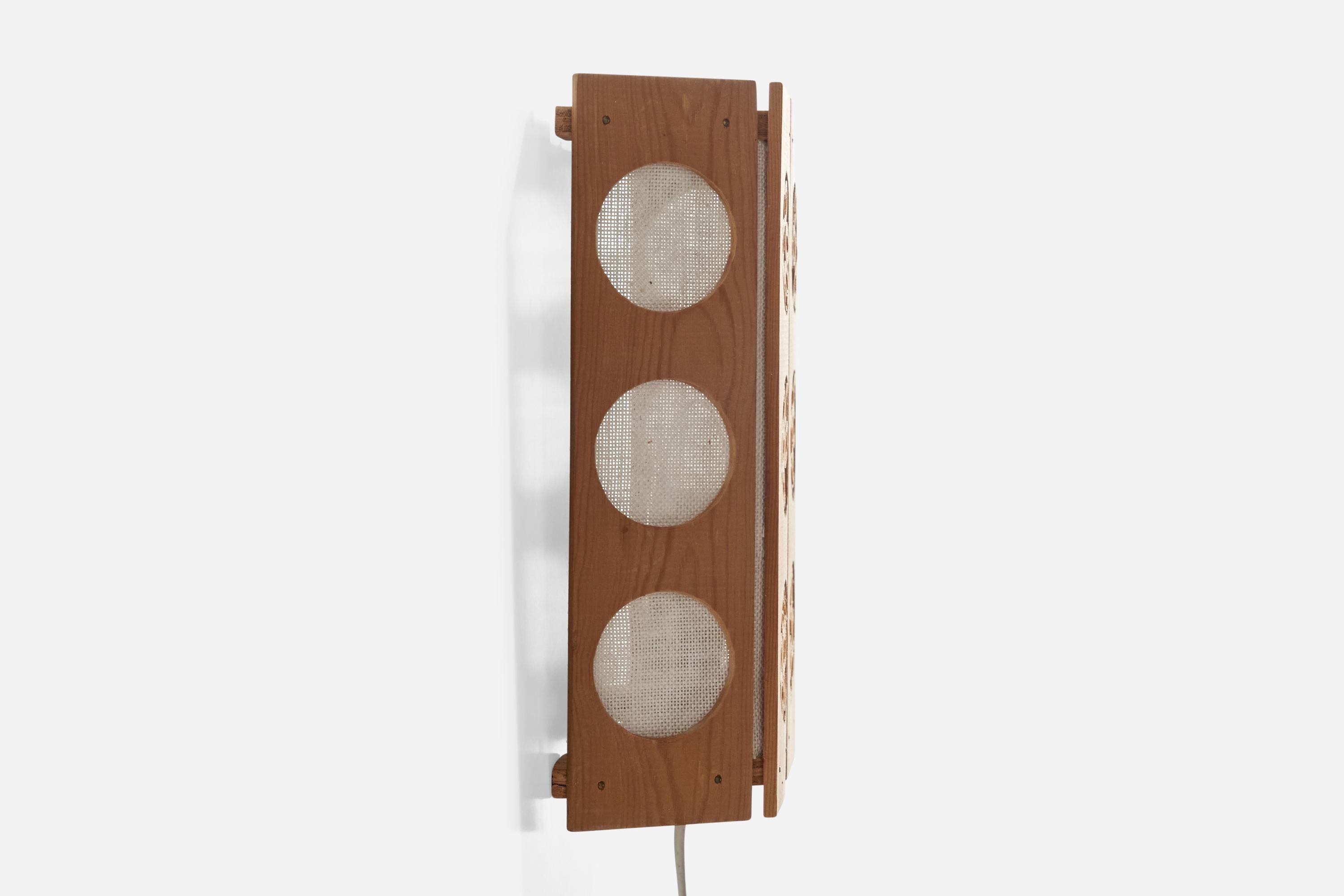 Fin du 20e siècle Designer suédois, Lights, Pin, Tissu, Suède, 1980 en vente