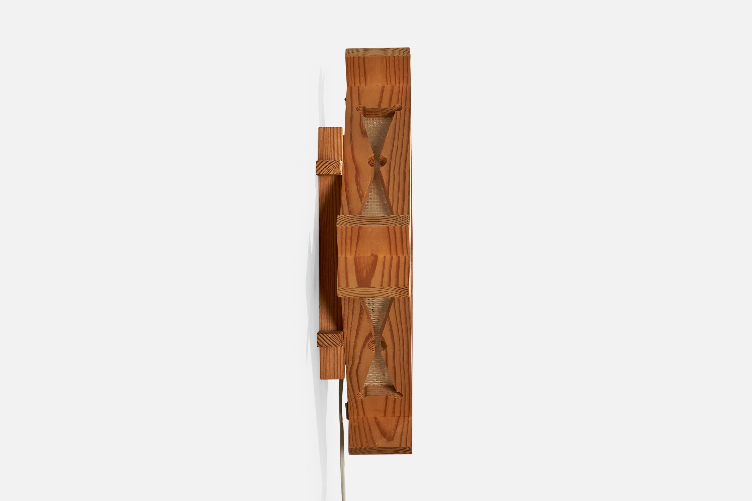 Raphia Design/One, Lights, pin, raphia, Suède, années 1970 en vente