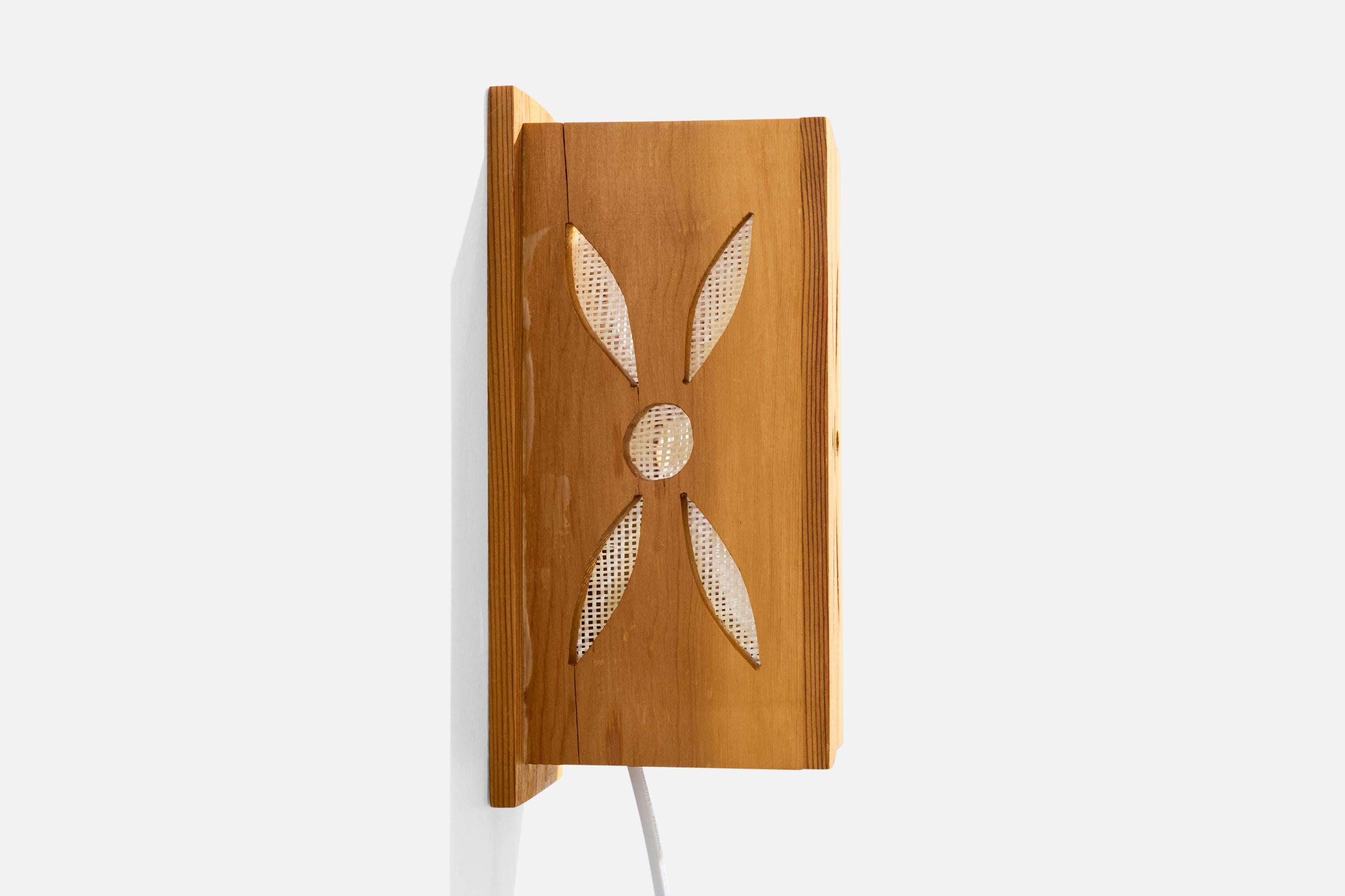 Raphia Design/One, Lights, pin, raphia, Suède, années 1980 en vente