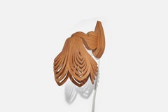 Swedish Designer, Wall Lights, Pine, Sweden, 1970s