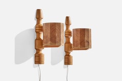 Designer svedese, Luci da parete, Pino, Svezia, anni '70