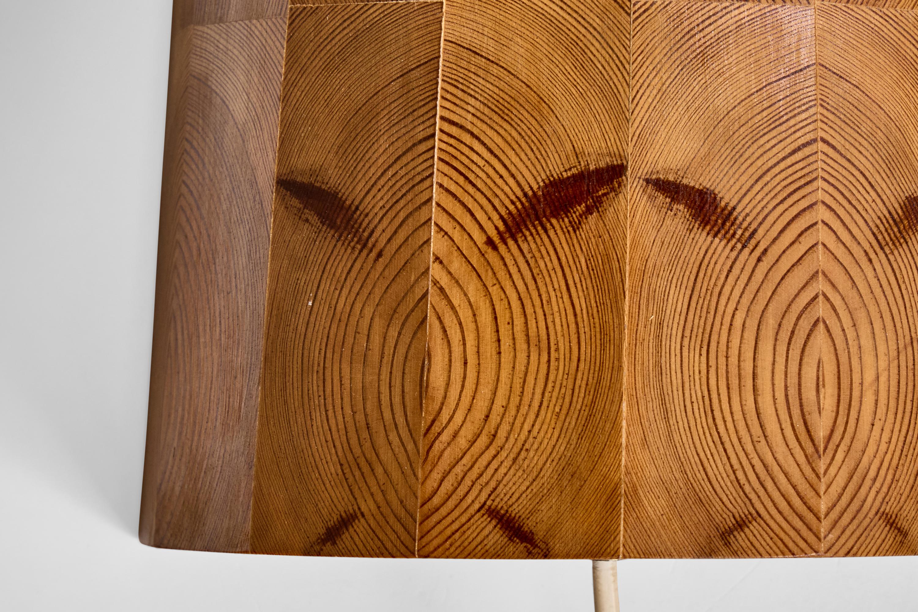 Swedish Designer, Wall Lights, Pine, Sweden, 1970s For Sale 3