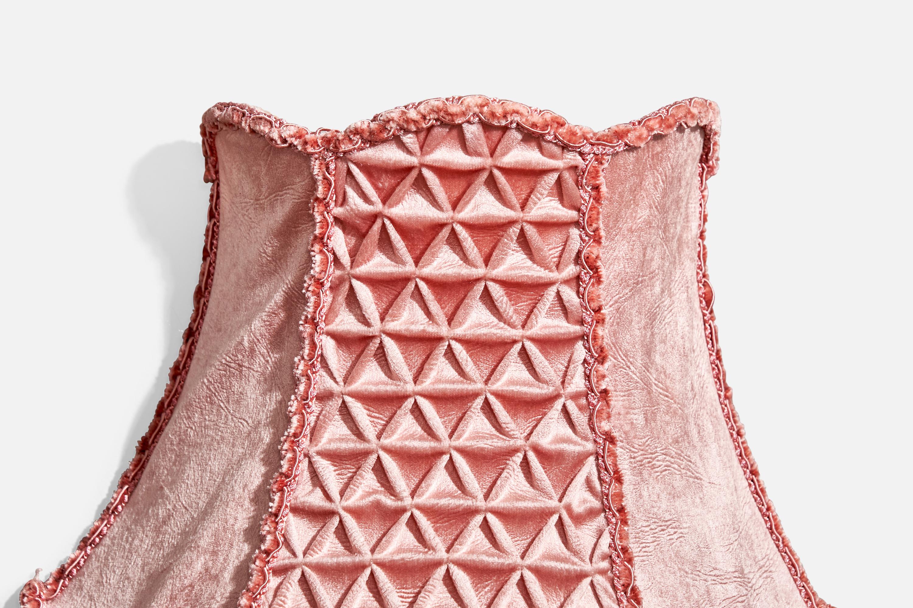 Designer suédois, Lights, velours, Corde, Suède, 1970 en vente 1
