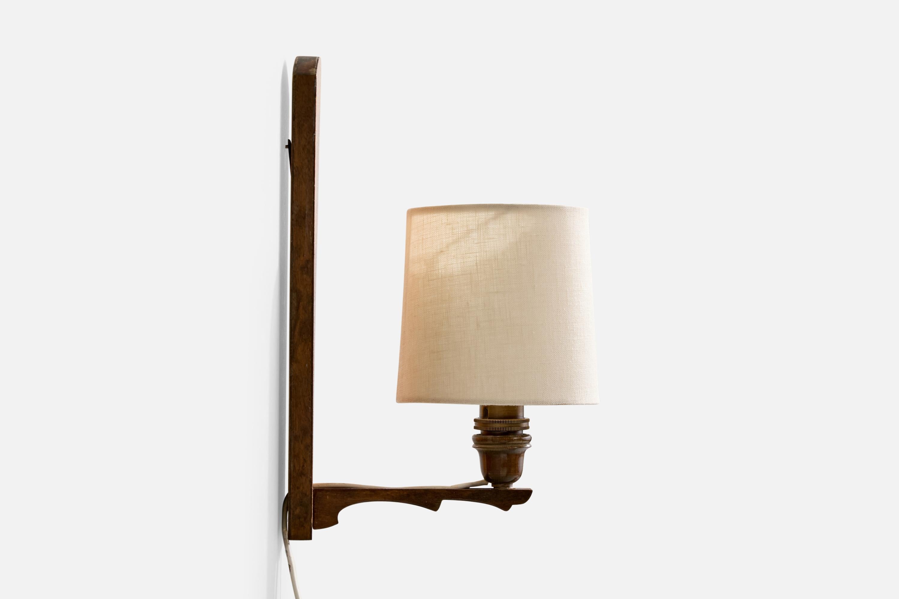 Design/One, Design-Light, Wood, Brass, Fabrice, Suède, années 1940 Bon état - En vente à High Point, NC