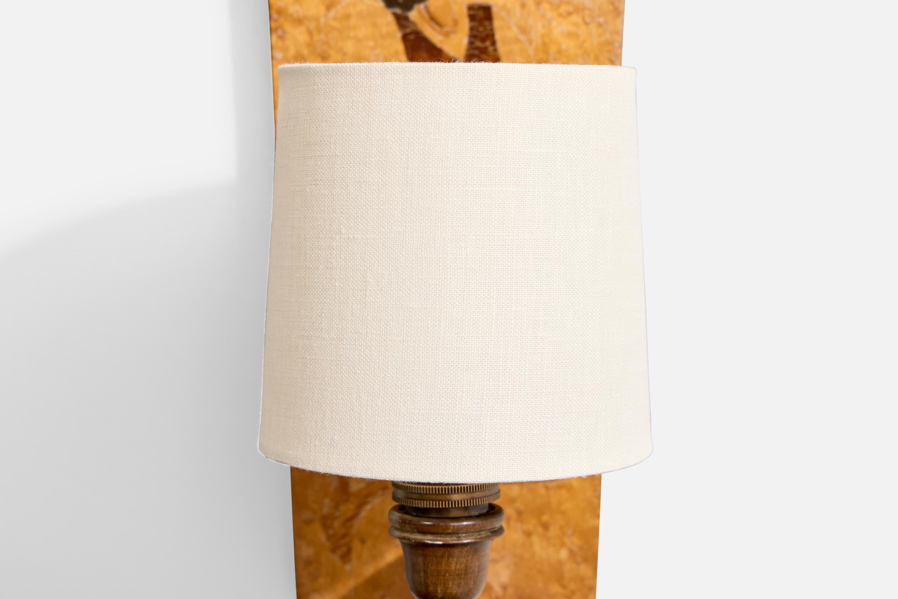 Design/One, Design-Light, Wood, Brass, Fabrice, Suède, années 1940 en vente 2