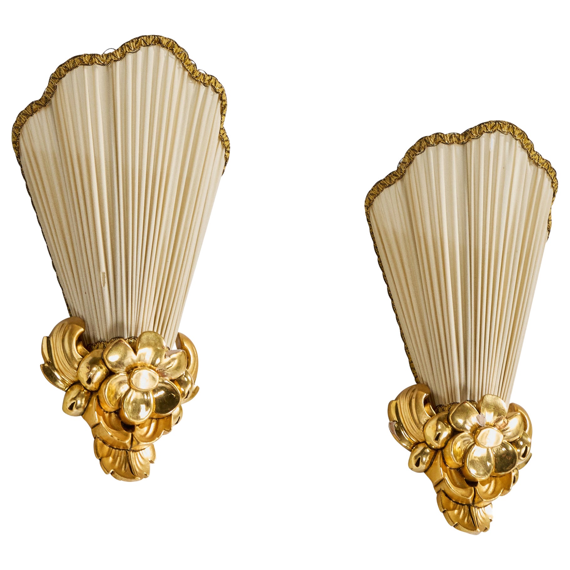 Designer svedese, lampade da parete, Wood, Fabrice, Svezia, anni '40