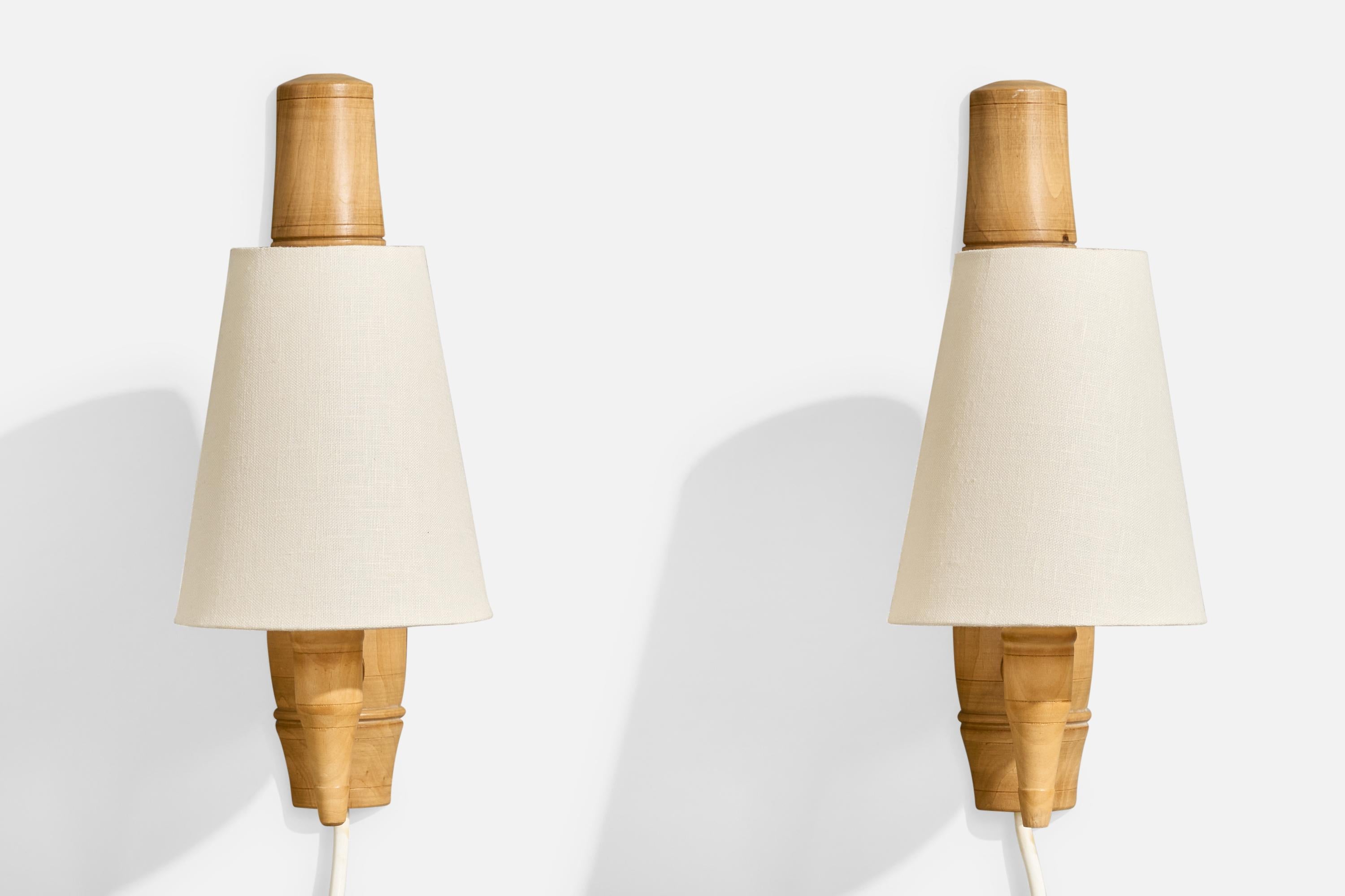Suédois Design/One, Lights, Wood, Fabrice, Suède, années 1960 en vente