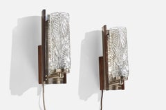 Design-Light suédois, bois, verre, nickel, Suède, années 1950
