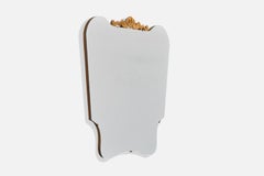 Swedish Designer, Wall Mirror, Birch, Metal, Sweden, 1940s