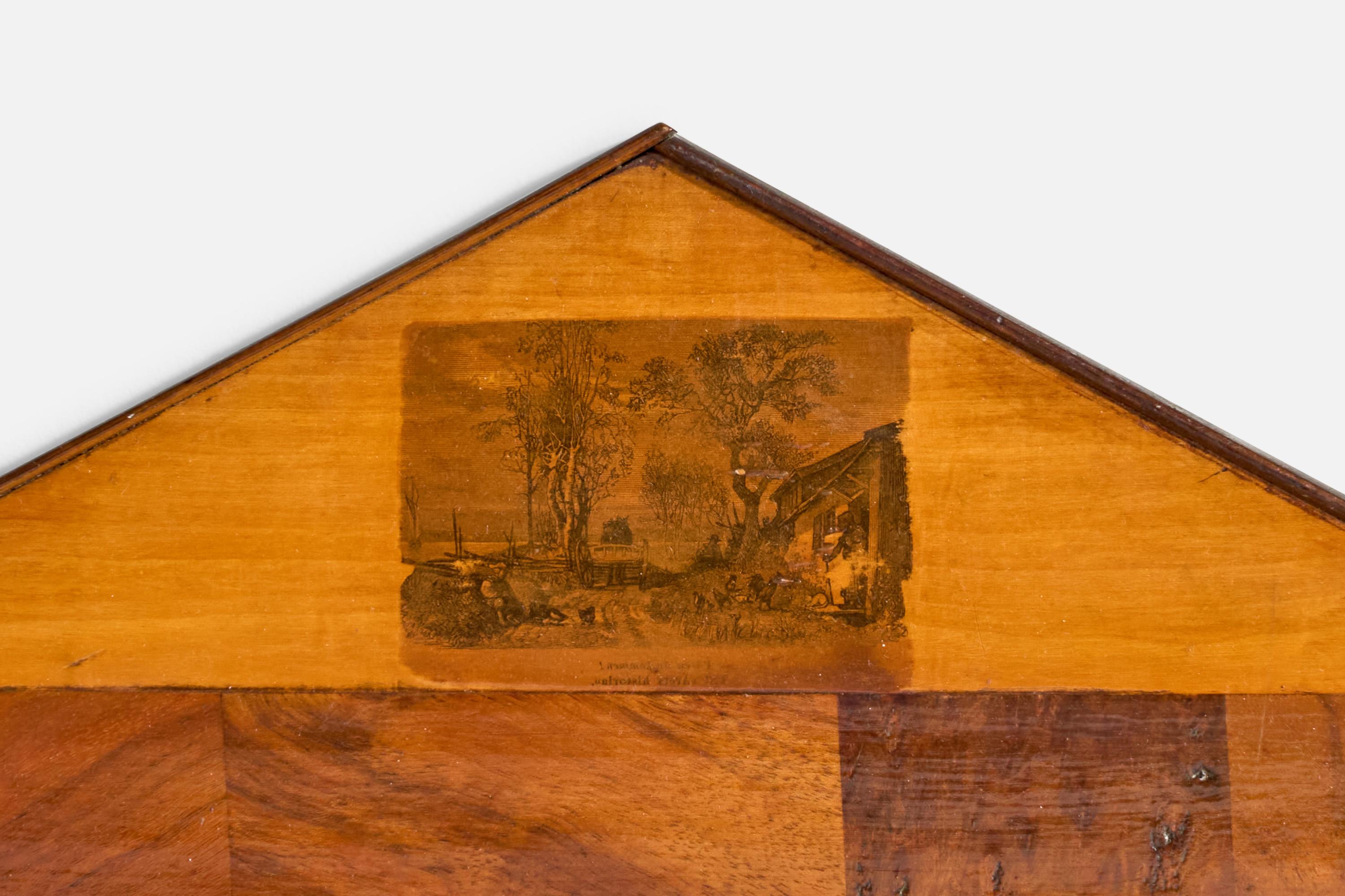 Bouleau Designer suédois, miroir mural, bouleau, Suède, années 1900 en vente