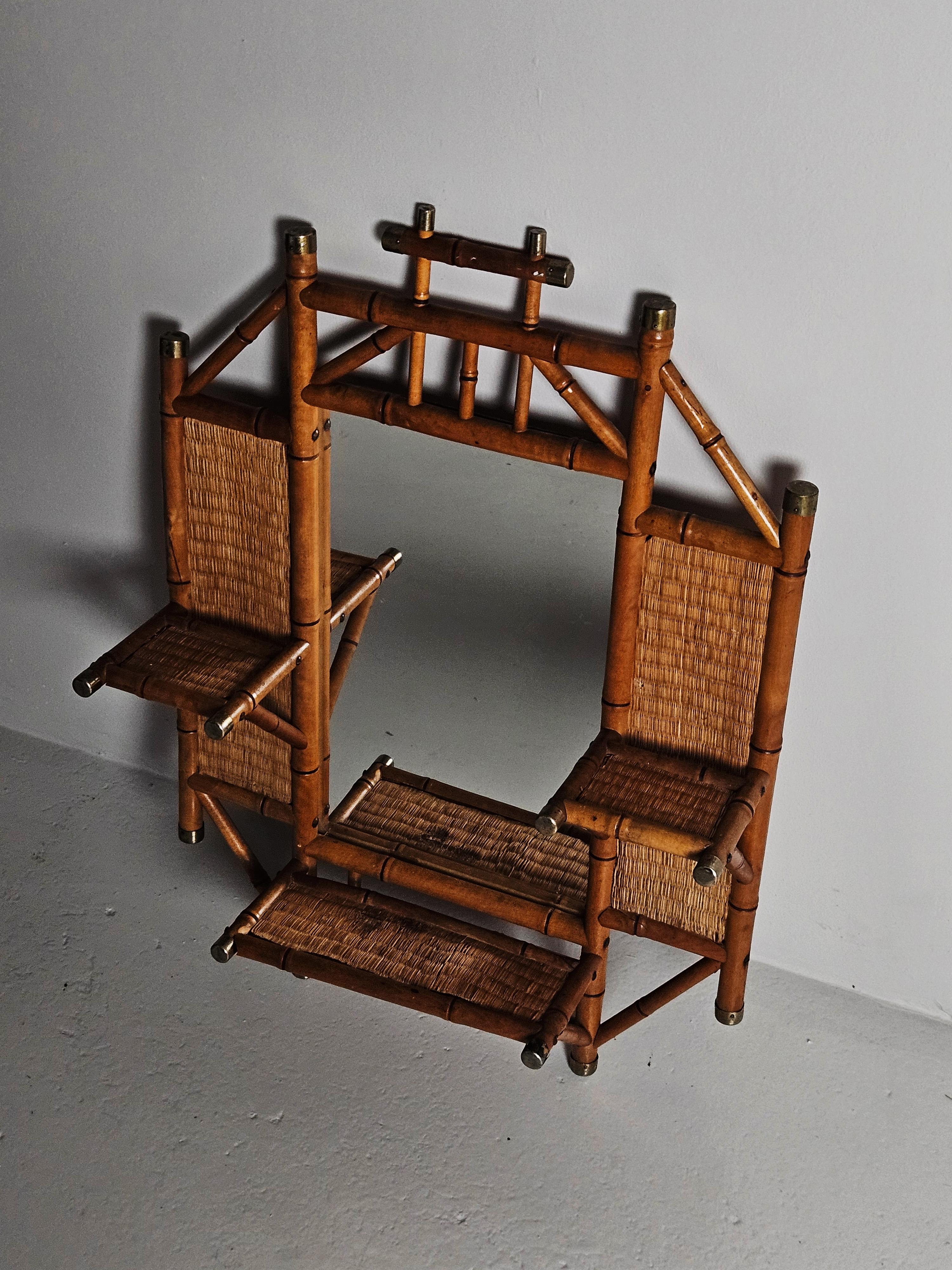 19th Century Swedish designer wall mirror by Bodafors, 1890s