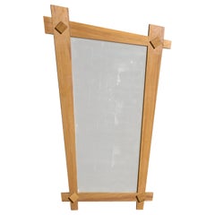 Swedish Designer, Wall Mirror, Cherry, Sweden, 1980s