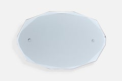 Swedish Designer, Wall Mirror, Metal, Sweden, 1940s