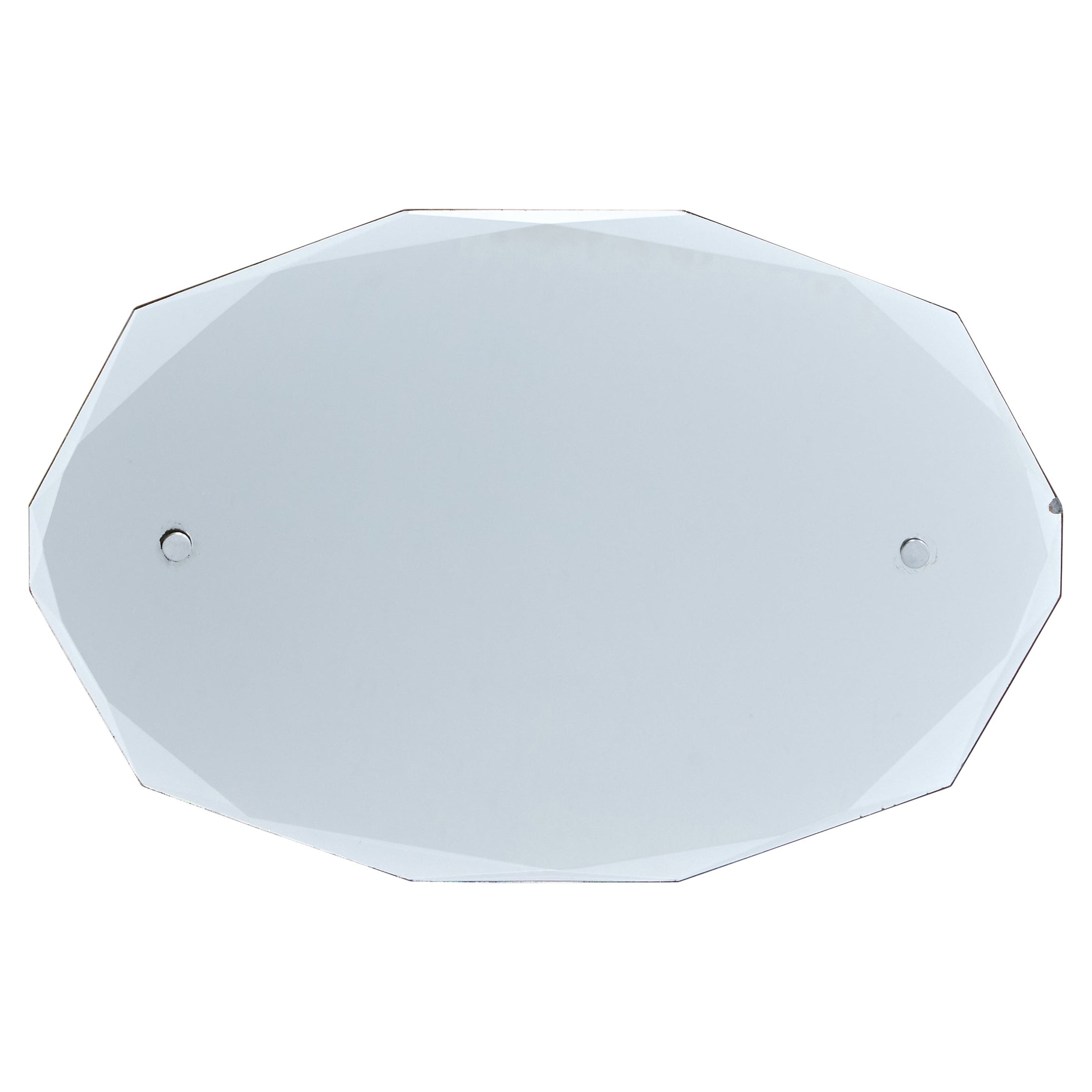 Designer suédois, miroir mural, métal, Suède, années 1940