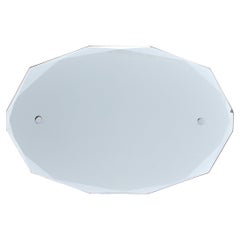 Vintage Swedish Designer, Wall Mirror, Metal, Sweden, 1940s