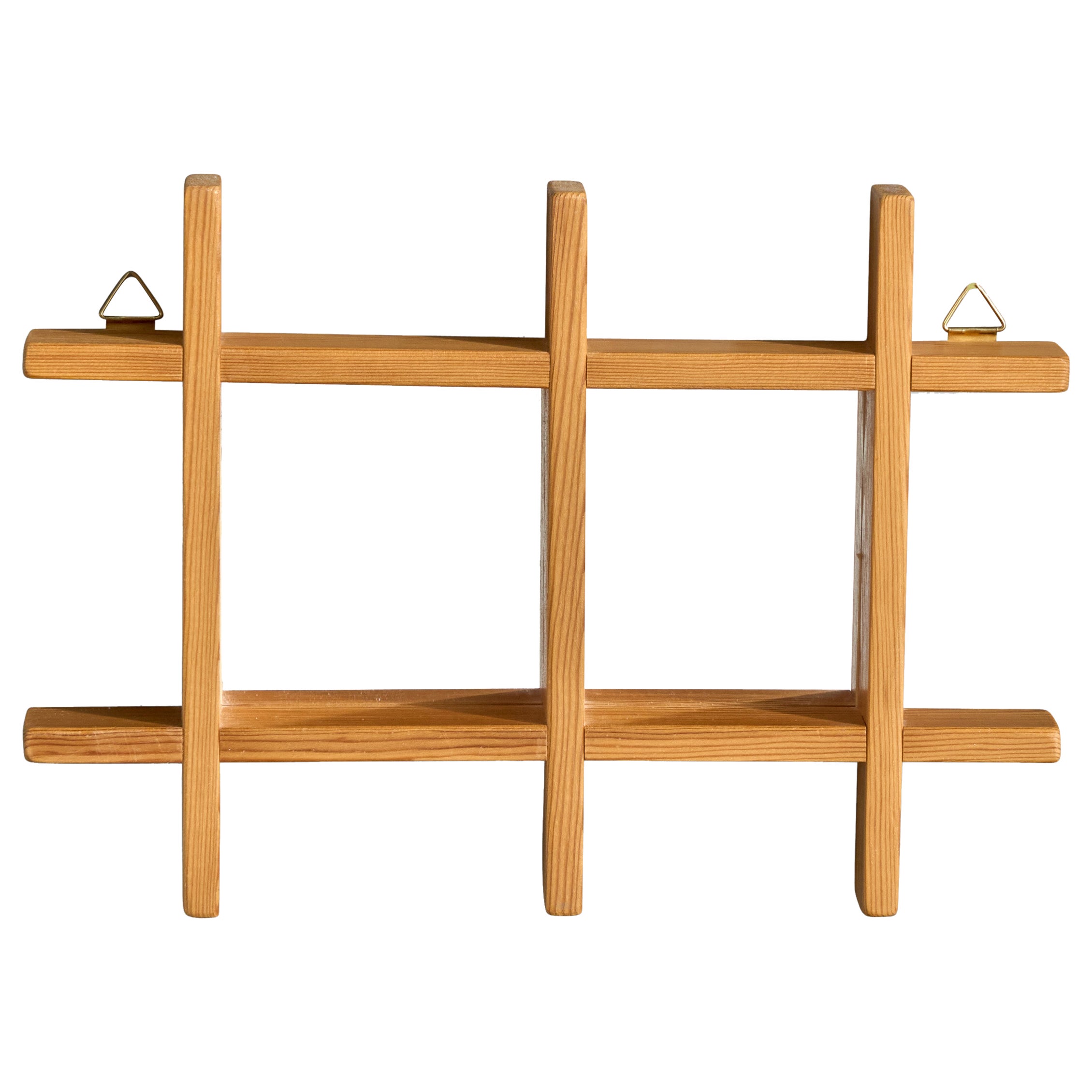 Swedish Designer, Wall Mirror, Pine, Sweden, 1970s