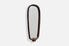 Swedish Designer, Wall Mirror, Wood, Sweden, 1930s