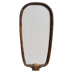 Swedish Designer, Wall Mirror, Wood, Sweden, 1930s