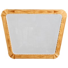 Swedish Designer, Wall Mirror, Wood, Sweden, 1940s