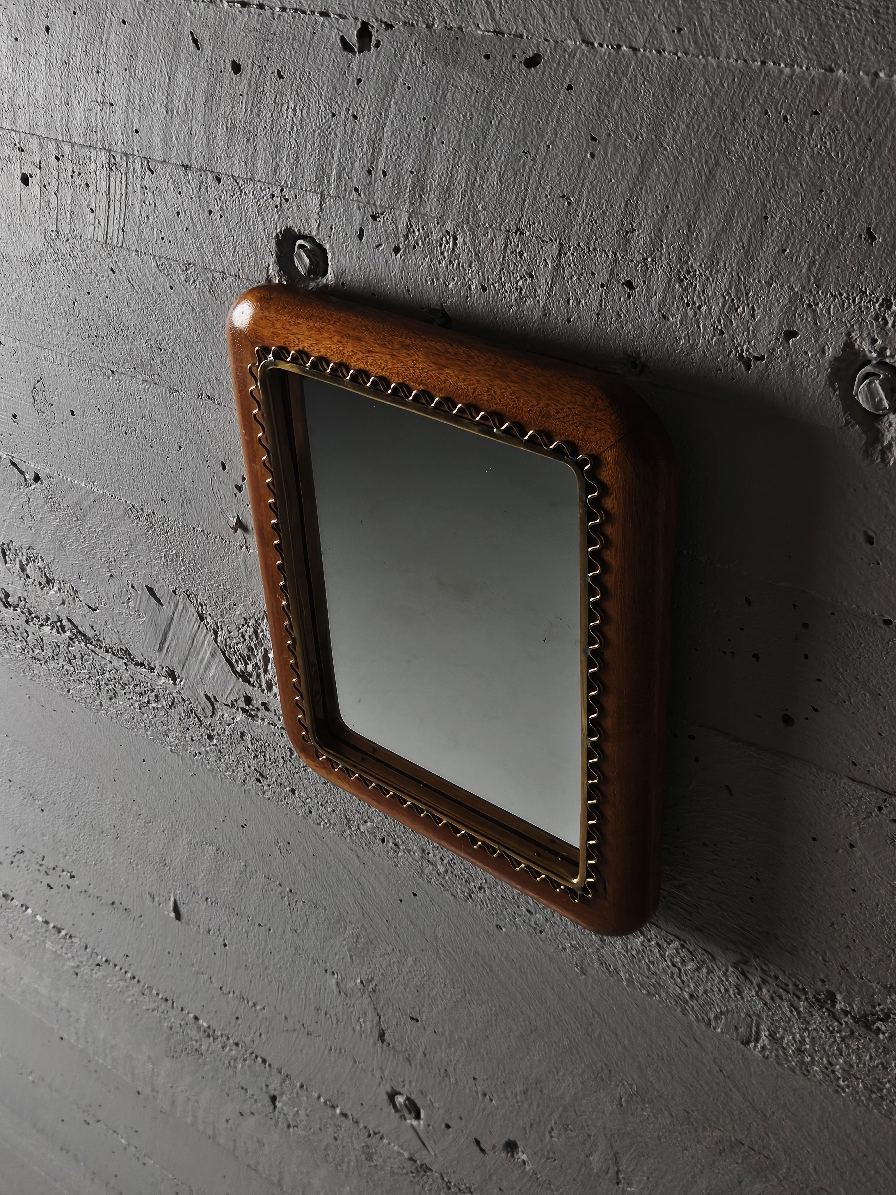 Scandinavian Modern Swedish designer wall or table mirror, 1940s For Sale