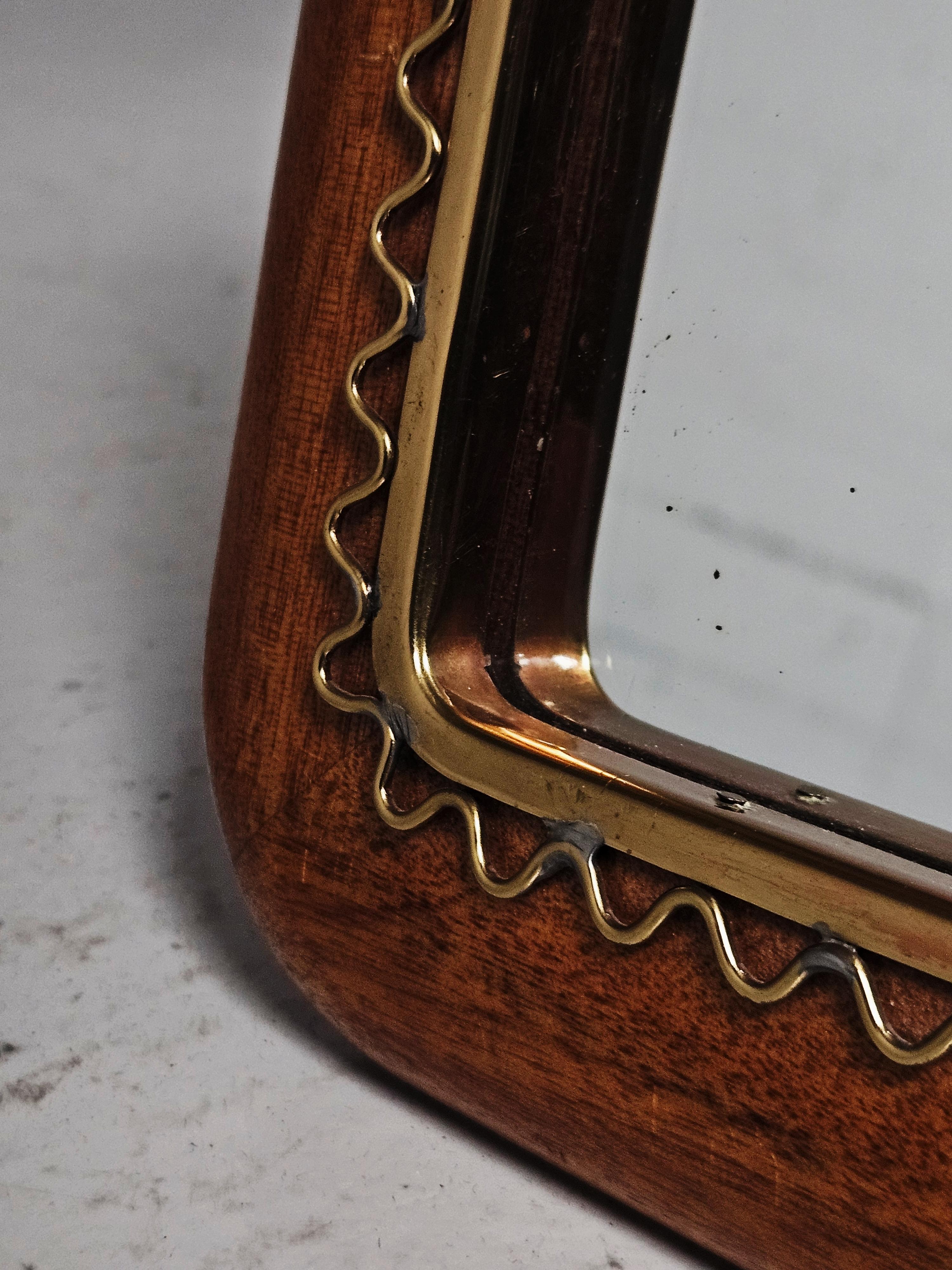 Swedish designer wall or table mirror, 1940s For Sale 1