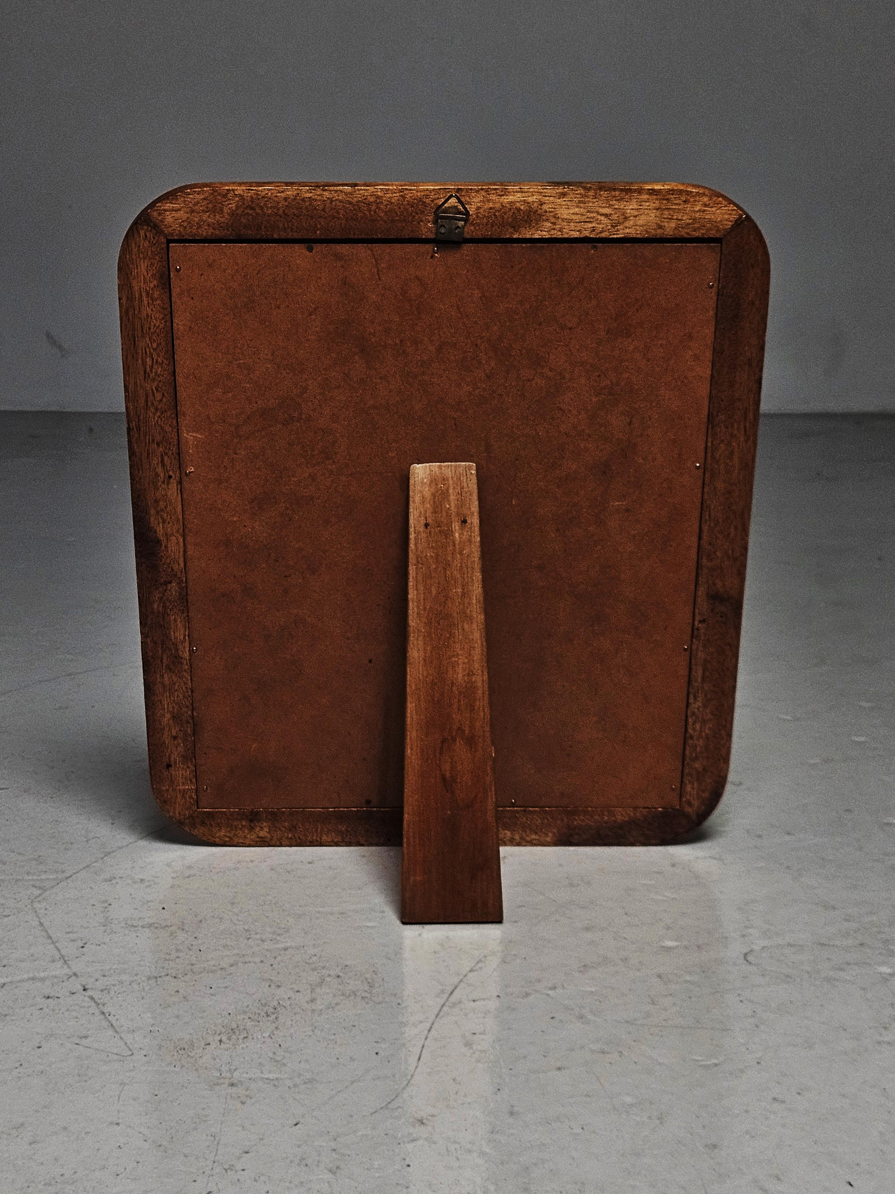 Swedish designer wall or table mirror, 1940s For Sale 2