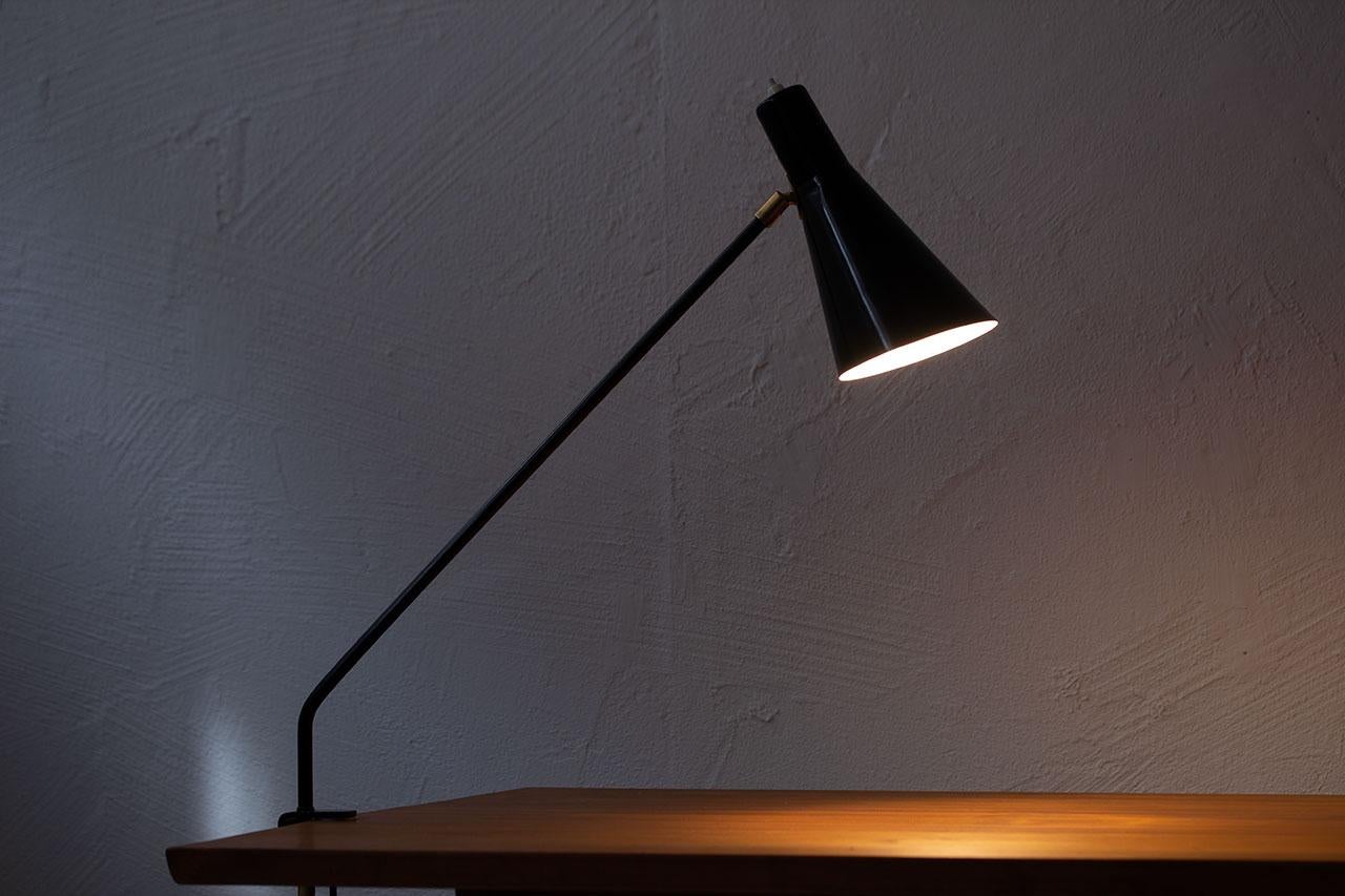 Swedish Desk Clamp Lamp by Alf Svensson for Bergboms, 1950s For Sale 5